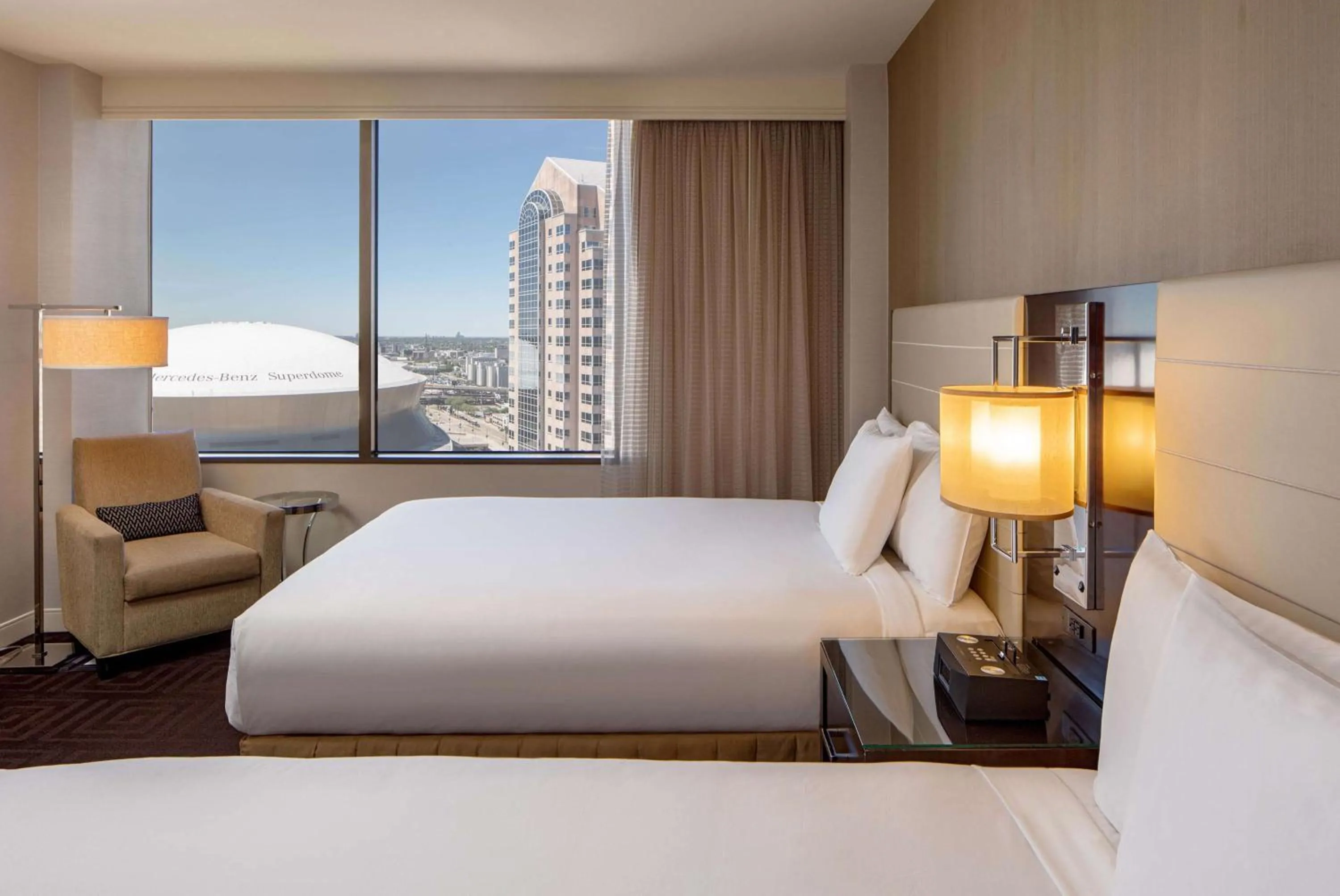 Queen Room with Two Queen Beds and City View in Hyatt Regency New Orleans