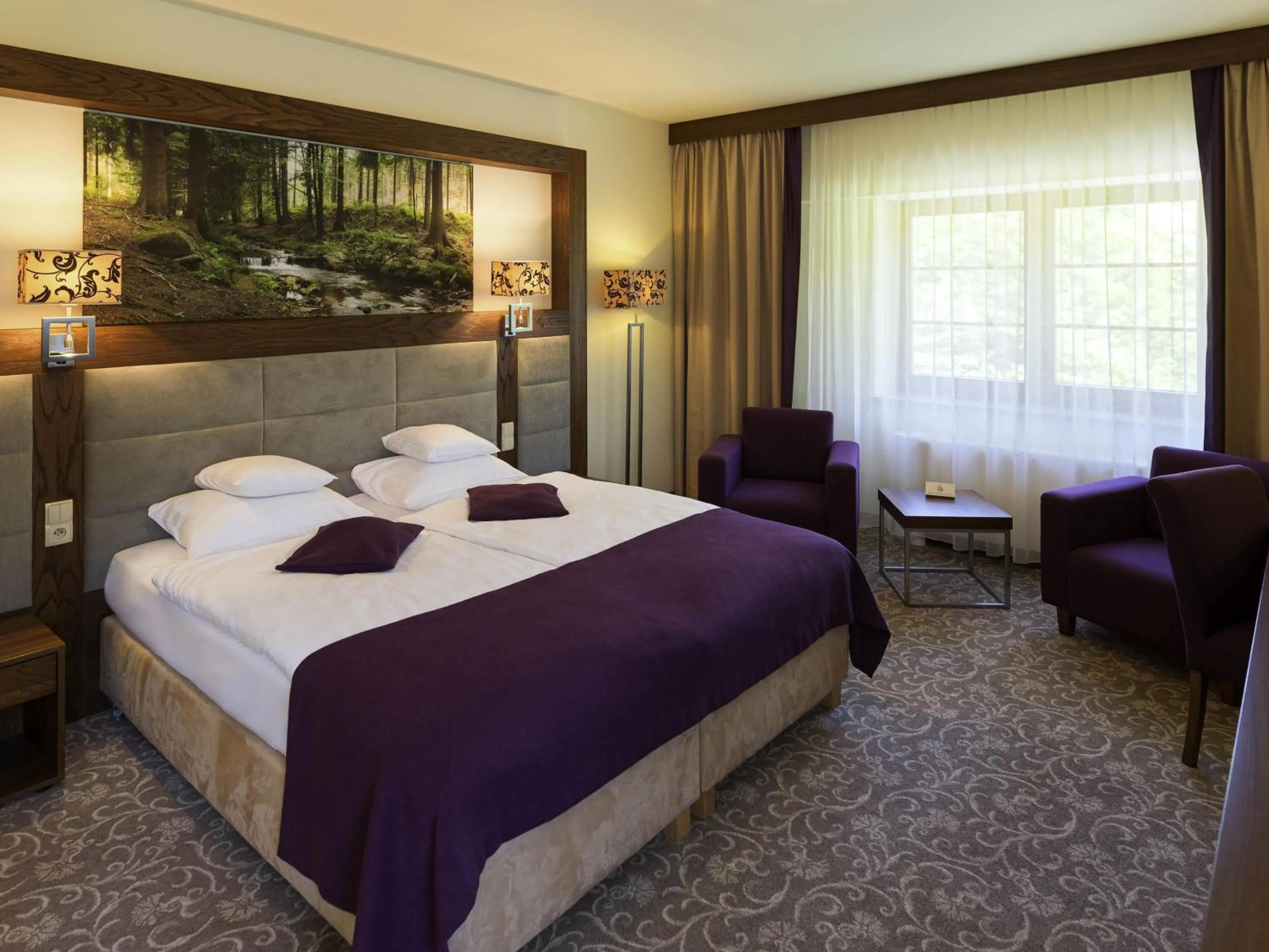 Superior Room with 2 Connecting Zip Beds and Sofa in Hotel Mercure Krynica Zdrój Resort&Spa