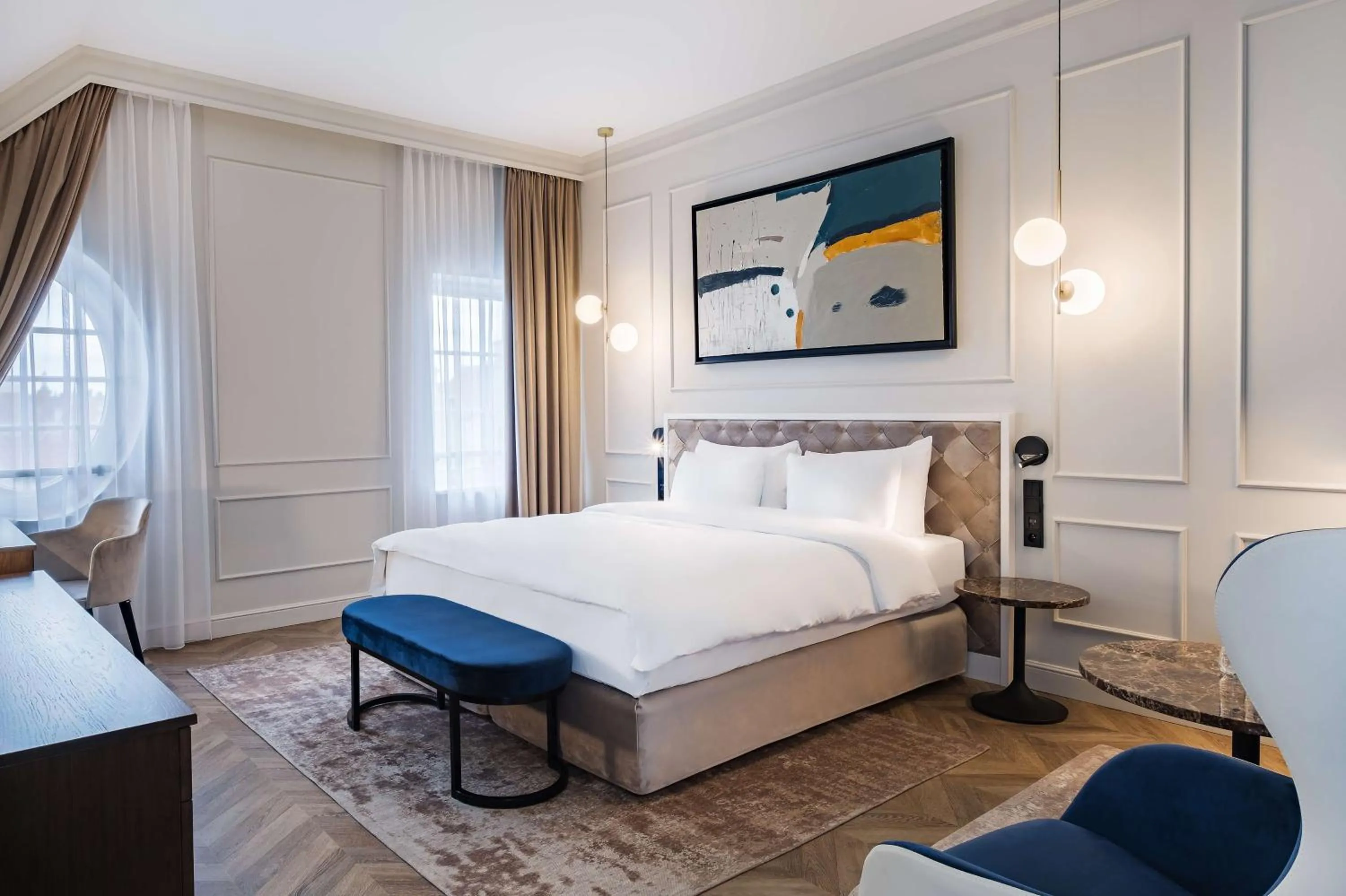 Junior Suite with Balcony and Old Town View in Radisson Blu Hotel, Gdańsk