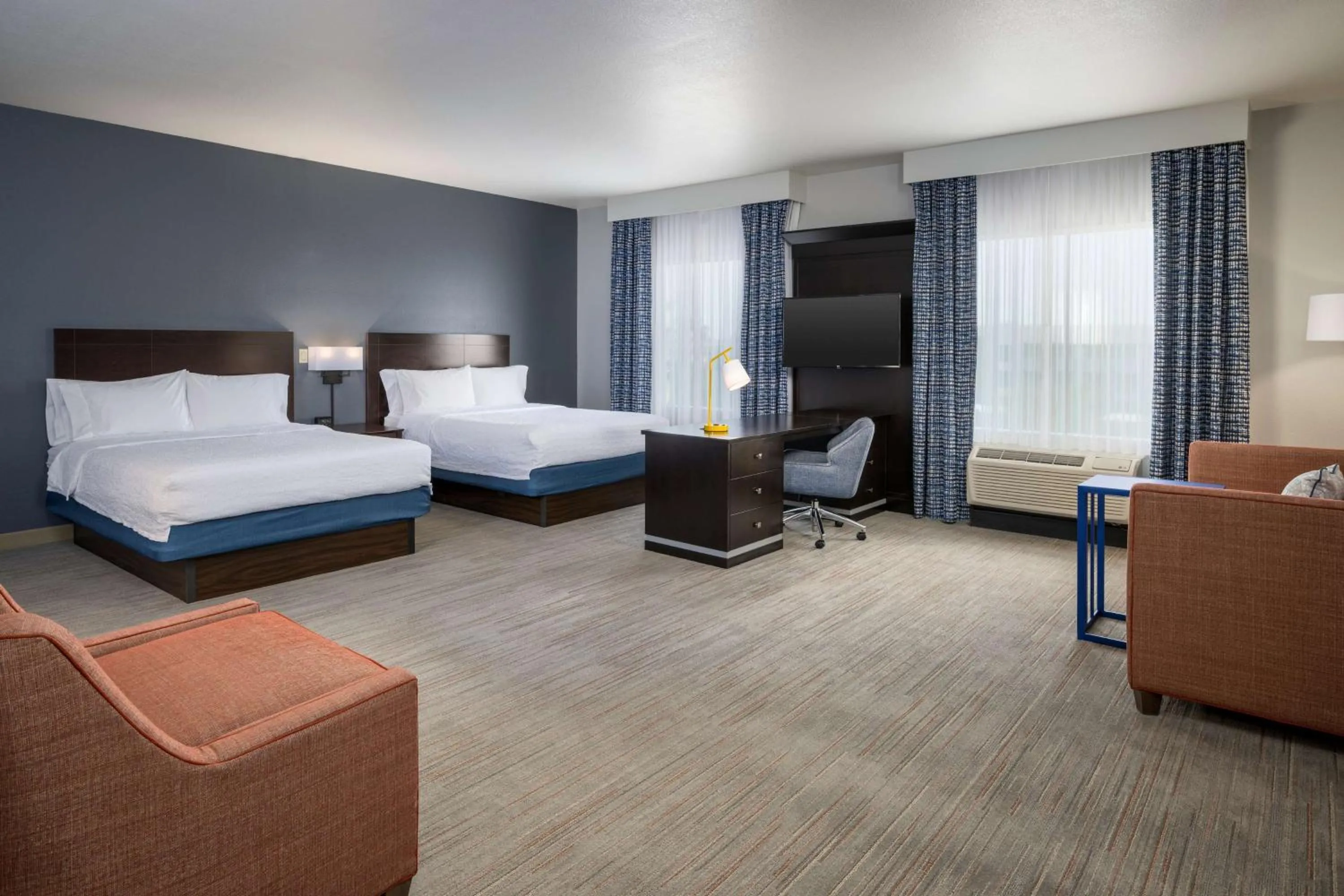 Queen Studio Suite with Two Queen Beds - Non-Smoking in Hampton Inn & Suites Phoenix North/Happy Valley