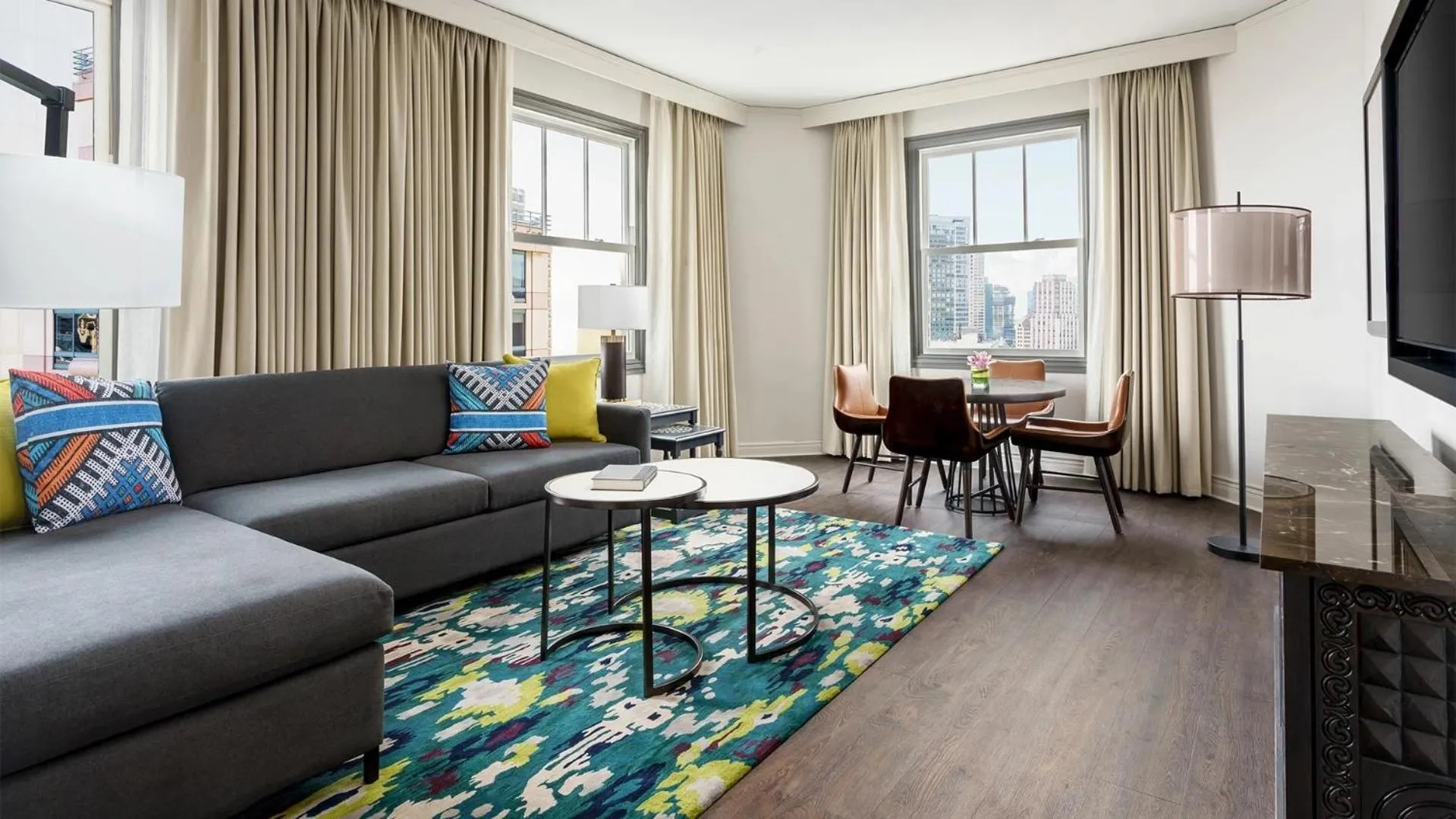 King Suite with Mobility Accessible Roll-In Shower in Hotel Spero, Vignette Collection by IHG