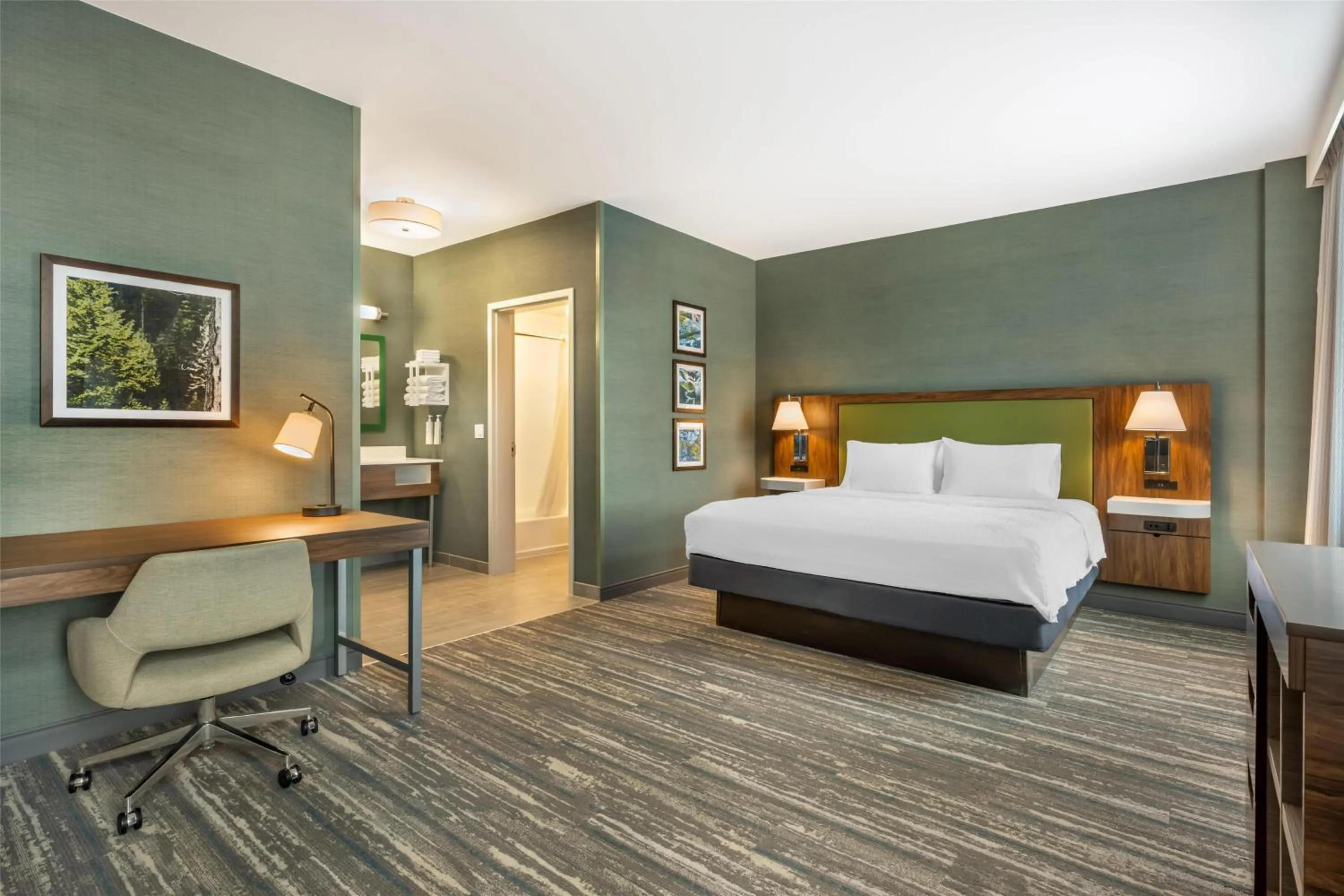 King Studio Suite - Non-Smoking in Hampton Inn and Suites Coeur d'Alene