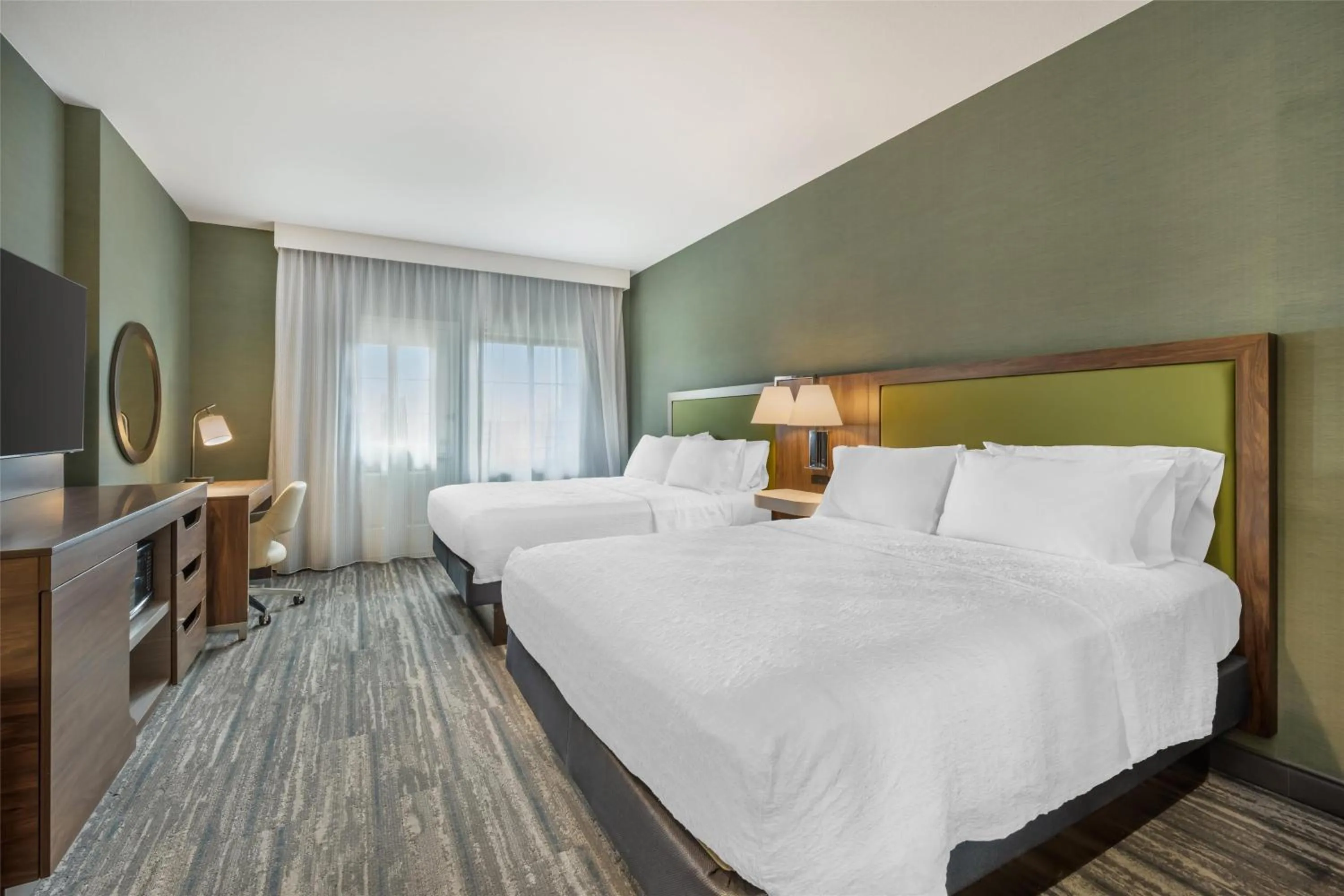 Room with Two Queen Beds - Non-Smoking in Hampton Inn and Suites Coeur d'Alene