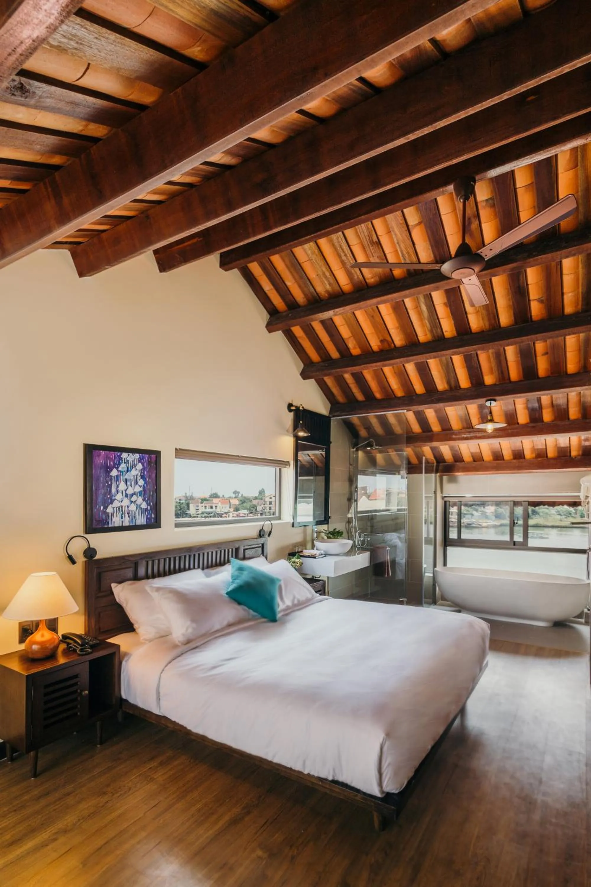 Suite with River View in La An Central Boutique Villa