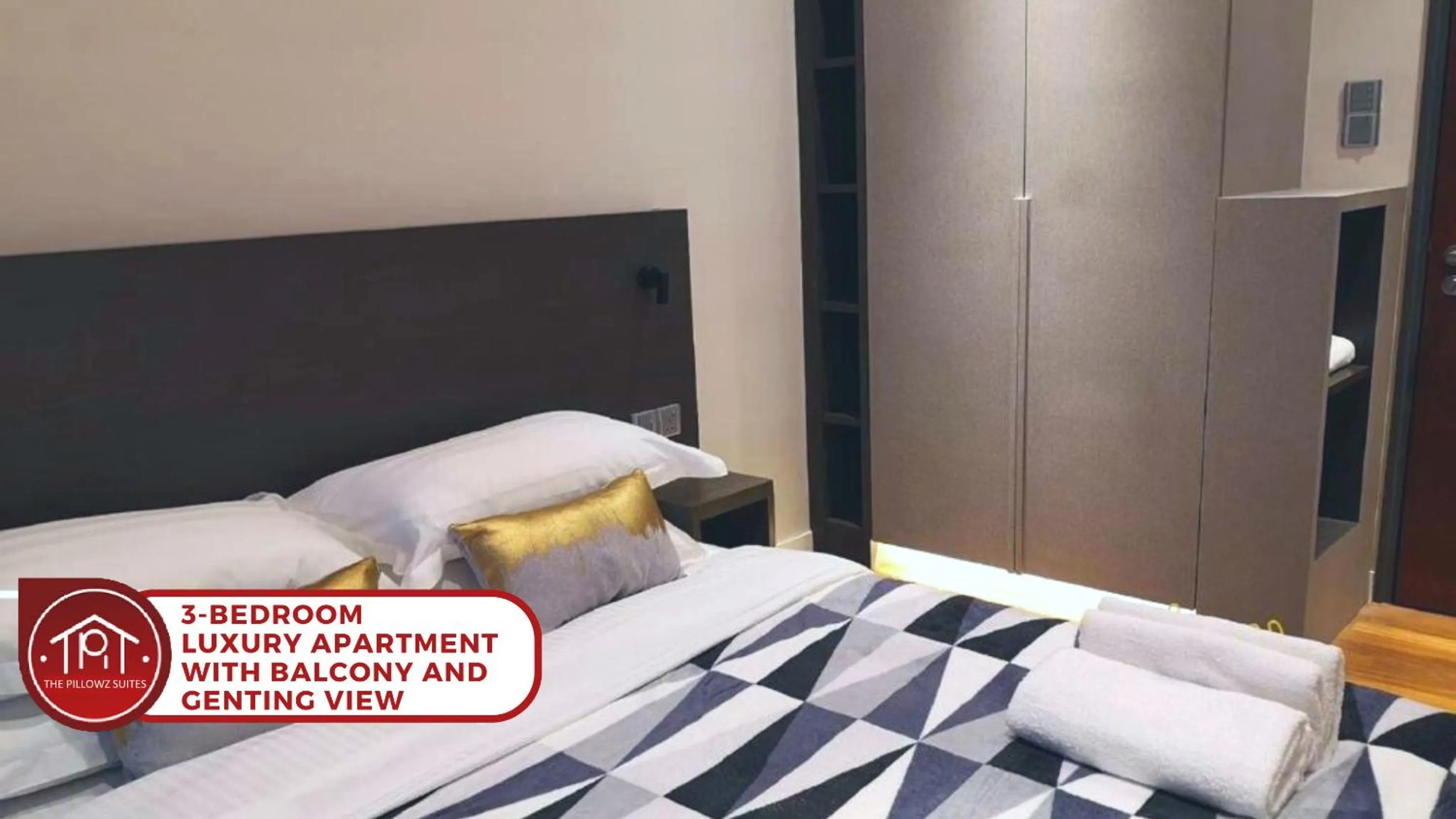 Three-Bedroom Luxury Apartment with Balcony (High Zone) in Geo38 Prime Suites Genting Highlands