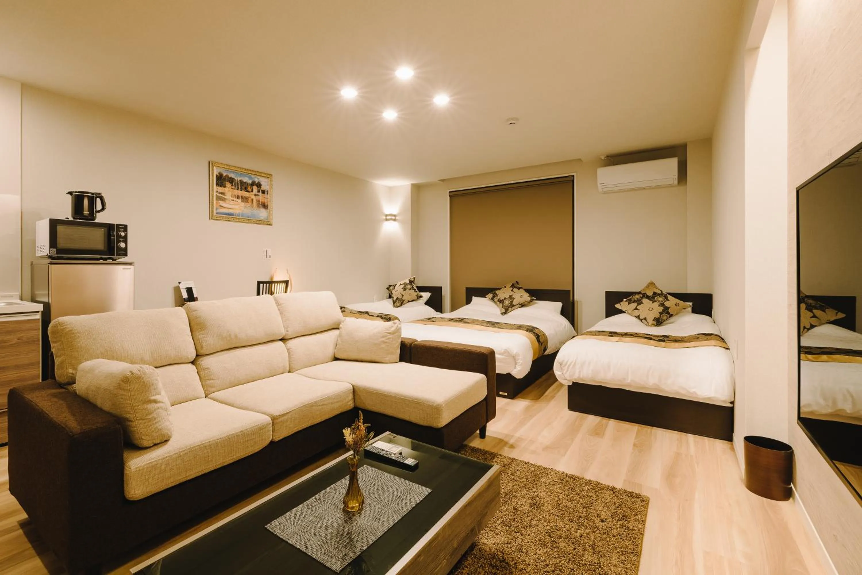 Comfort Quadruple Room in GRAND BASE Karatsu Ekiminami