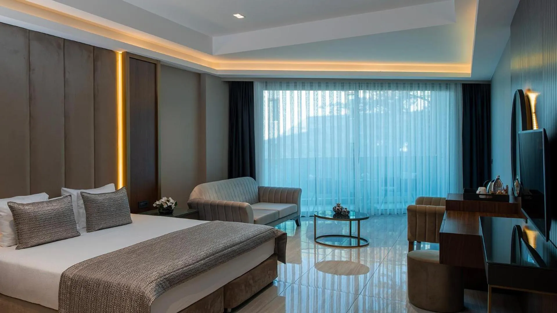 Family Suite with Sea View in Vogue Hotel Supreme Bodrum