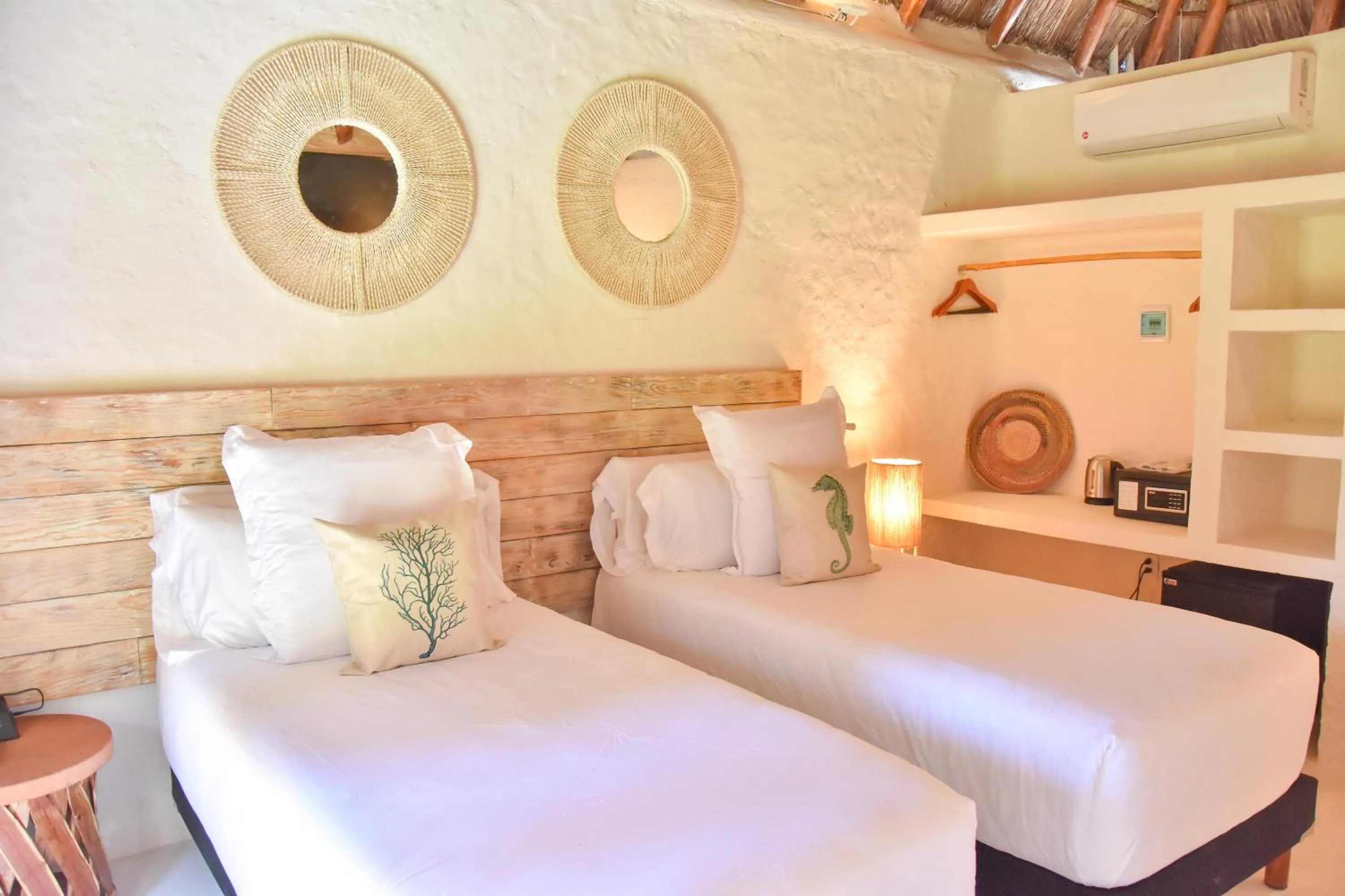Double Room with Two Twin Beds in Soho Boutique Holbox - Adults Only