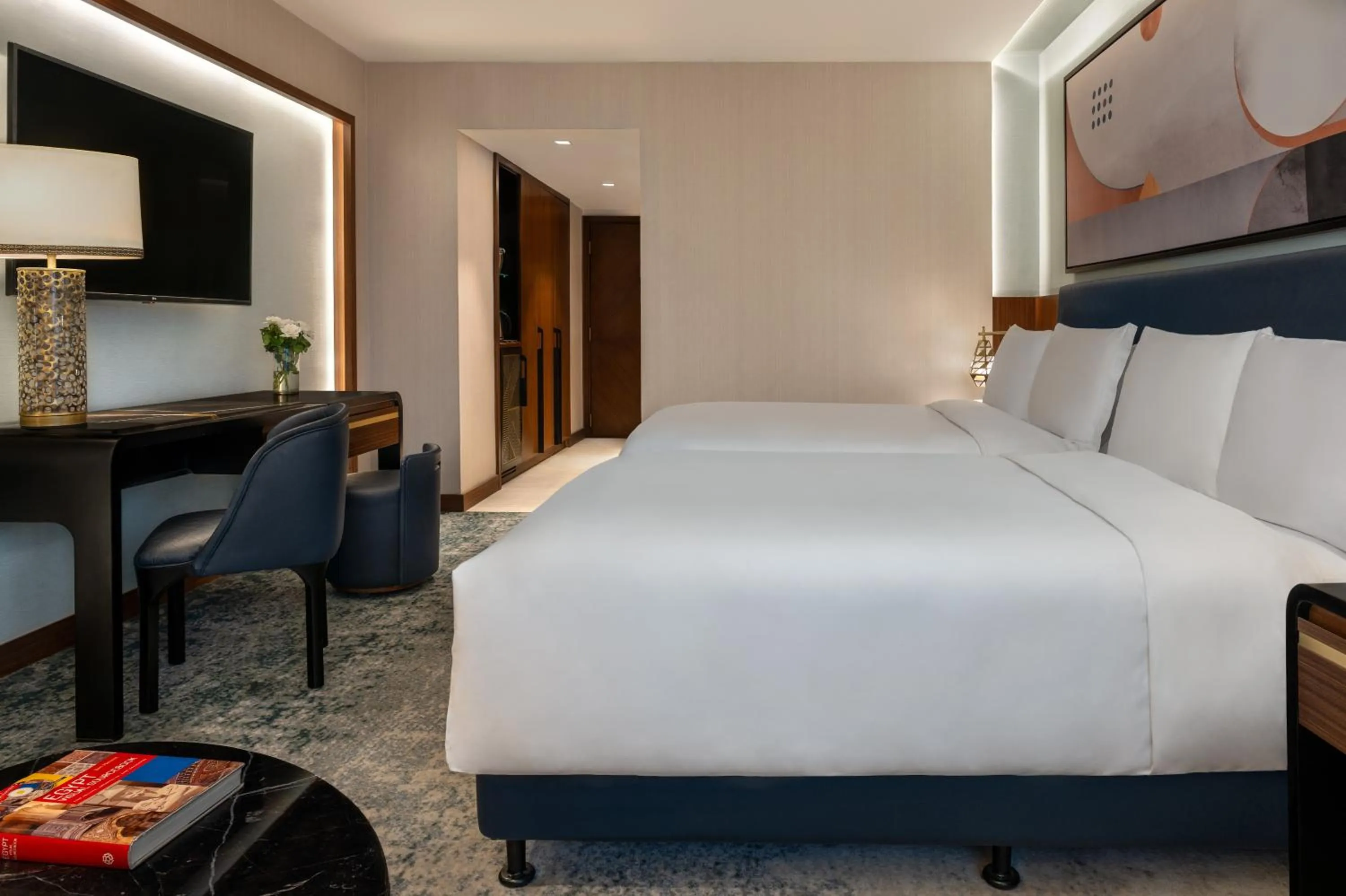 Classic Double Room with Two Double Beds in Conrad Cairo Hotel & Casino