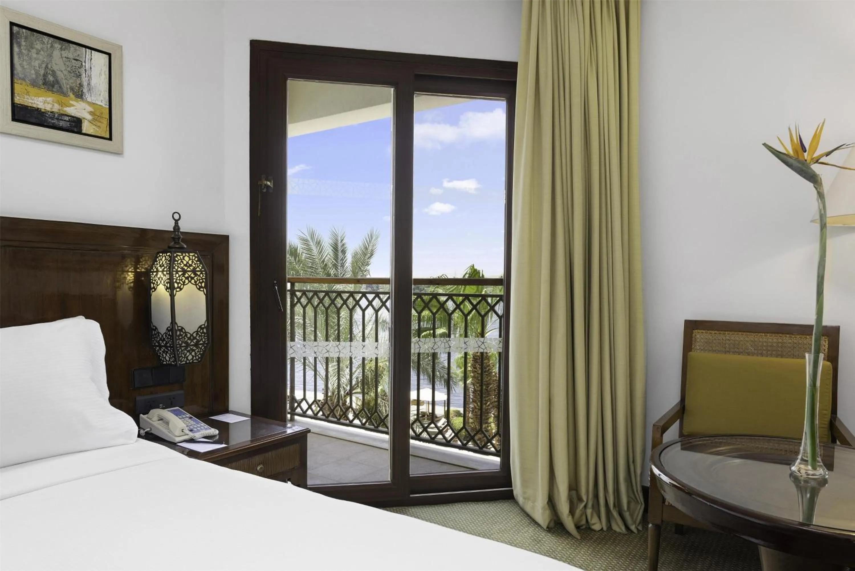 One-Bedroom Guest Twin Room with River View in Hilton Luxor Resort & Spa