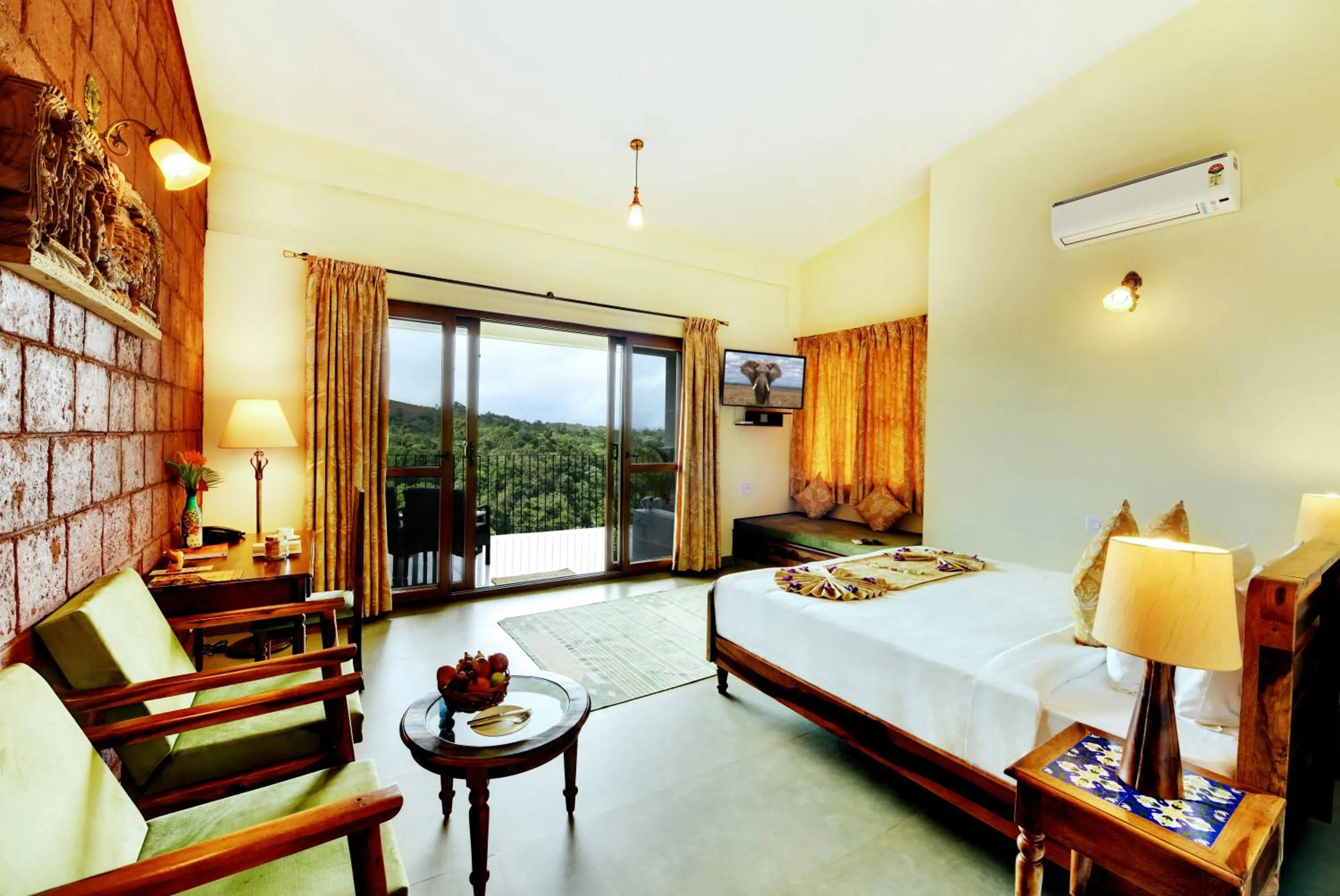 Cliff View Room in Heritage Resort Coorg