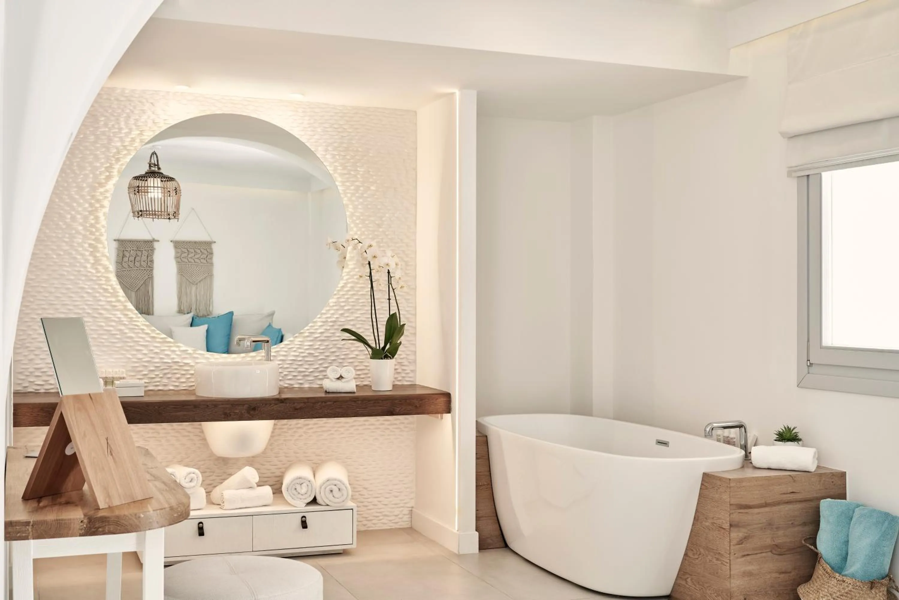 Luxury Suite with Jet Tub and Sea View in Nikki Beach Resort & Spa Santorini