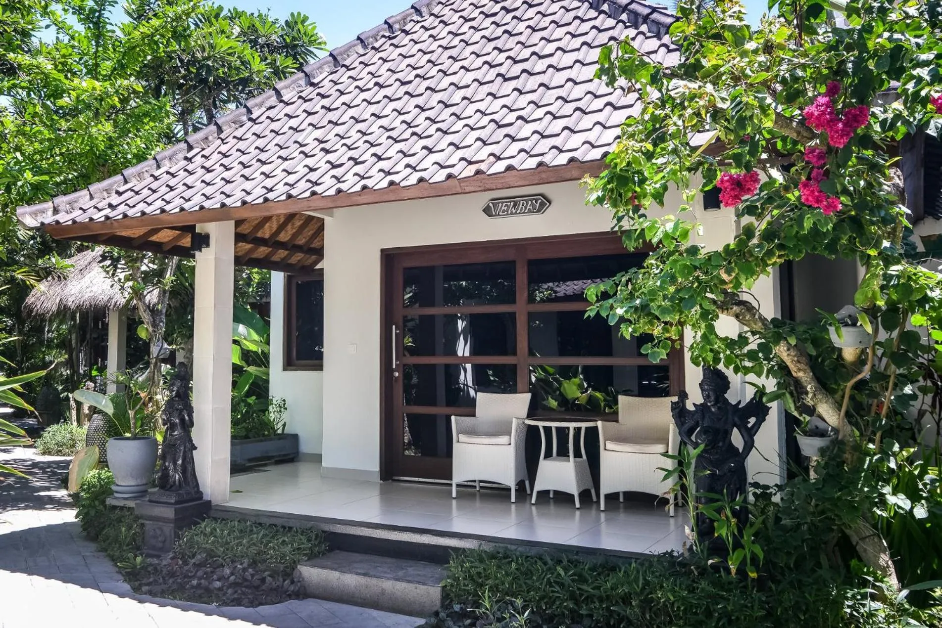 Deluxe Double Room with View Bay in Bali Santi Bungalows