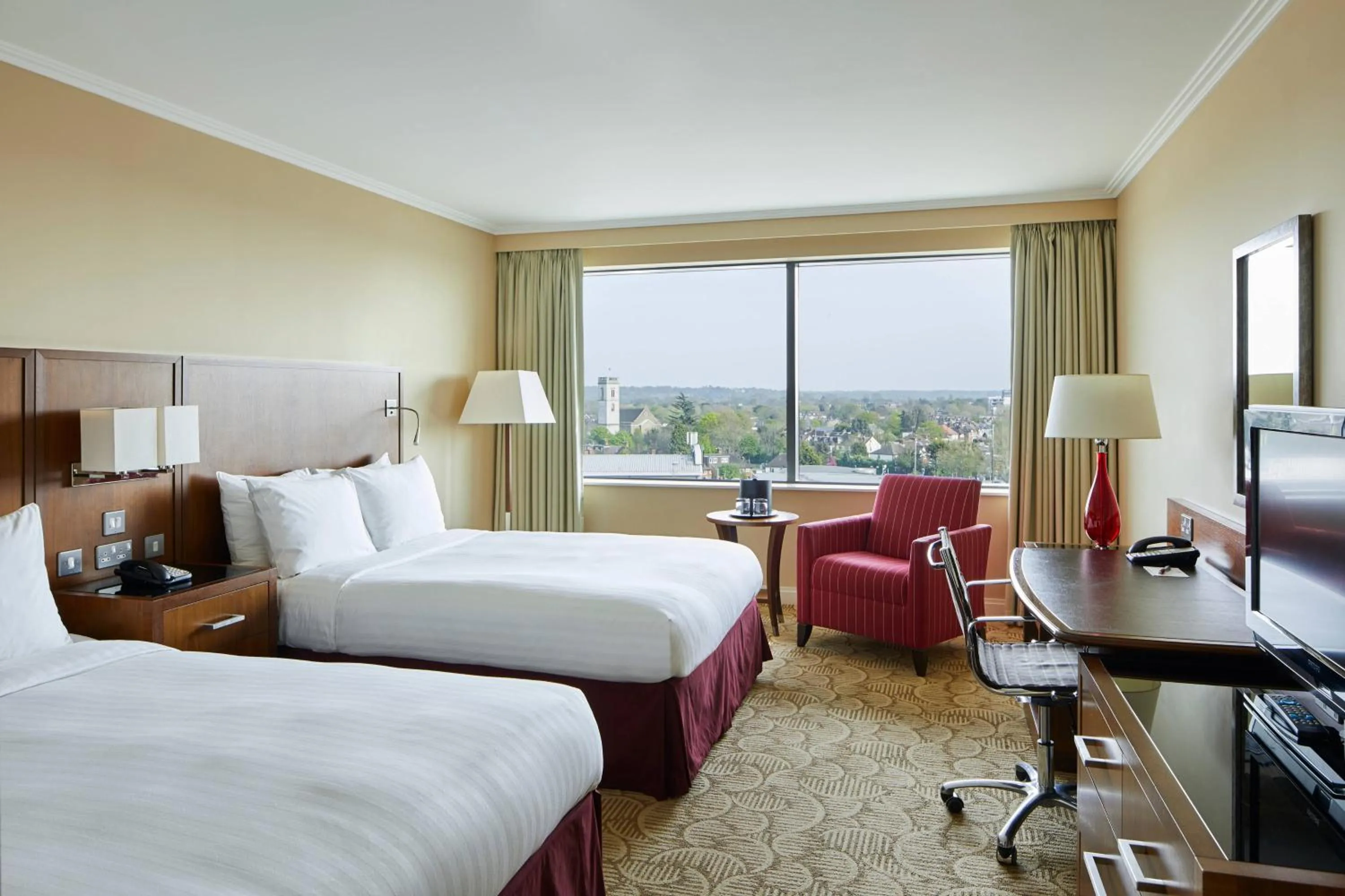 Deluxe Room with Two Double Beds in Radisson RED London Twickenham