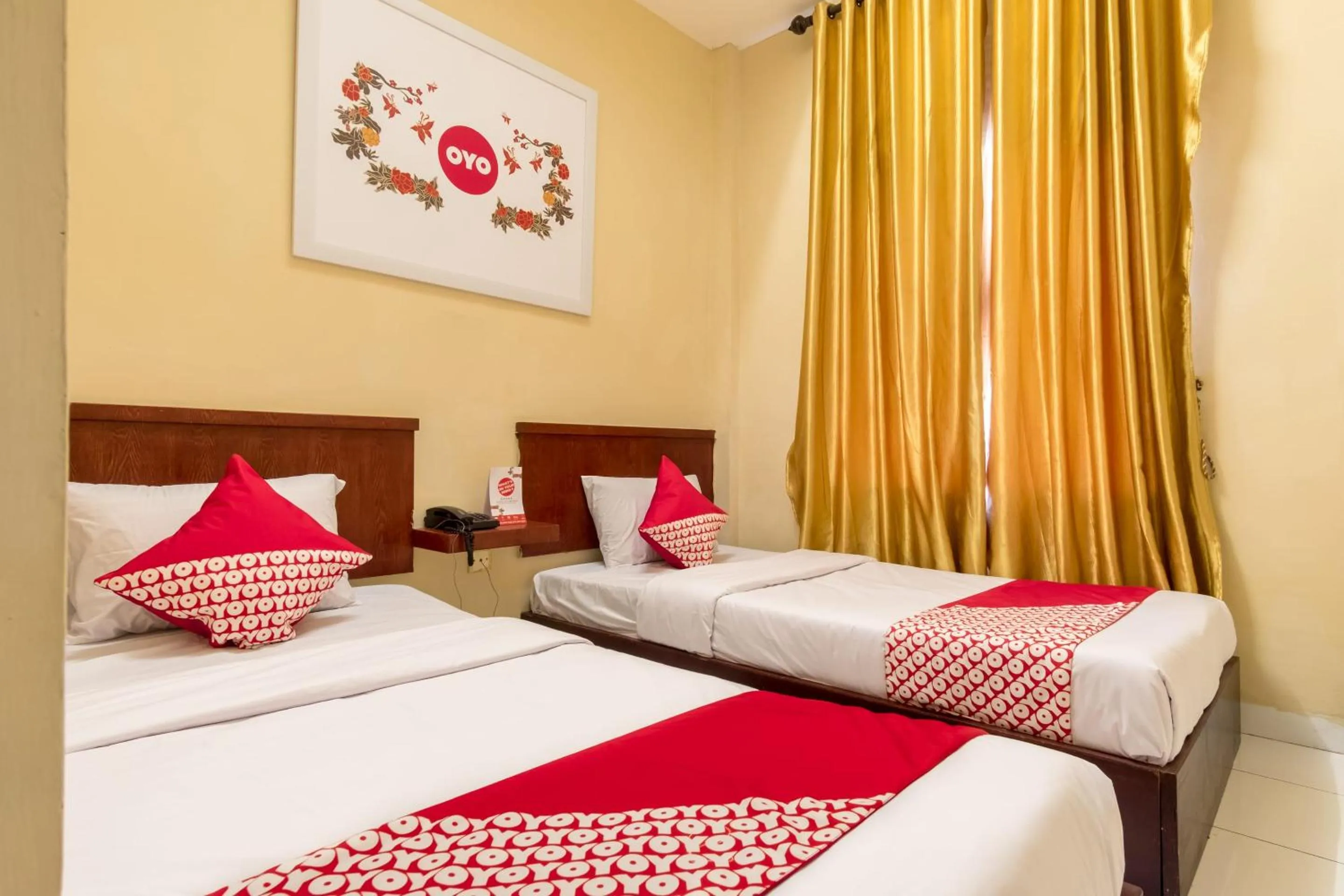 Standard Twin Room in Capital O 615 Residence Puri Hotel Syariah