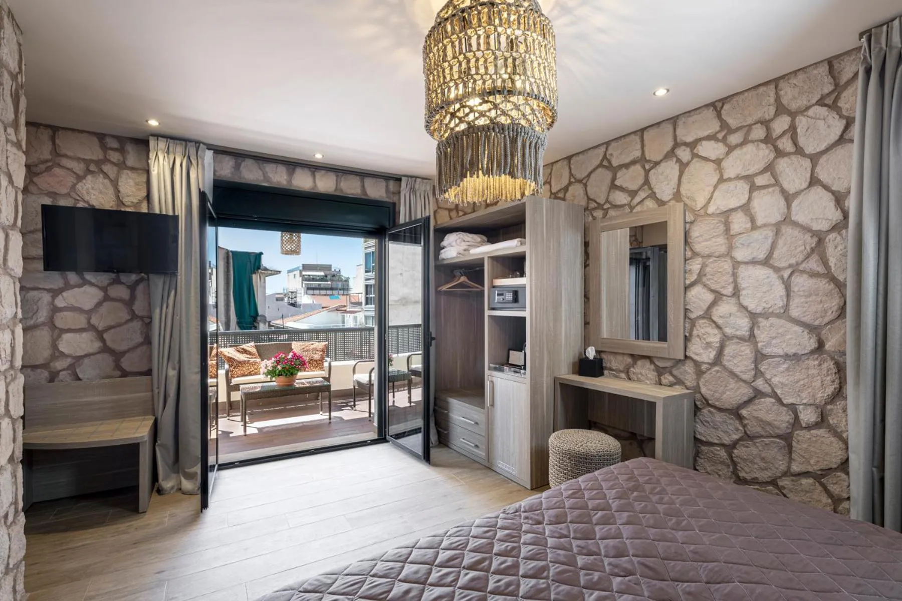 Double or Twin Room with Terrace (Urania House) in Athens Manor Houses