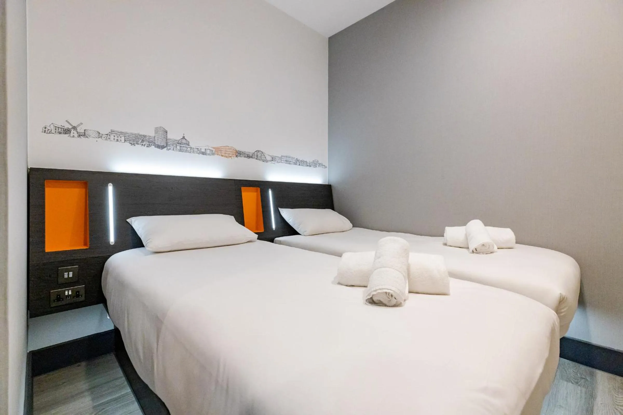 Twin Room without Window in easyHotel Milton Keynes