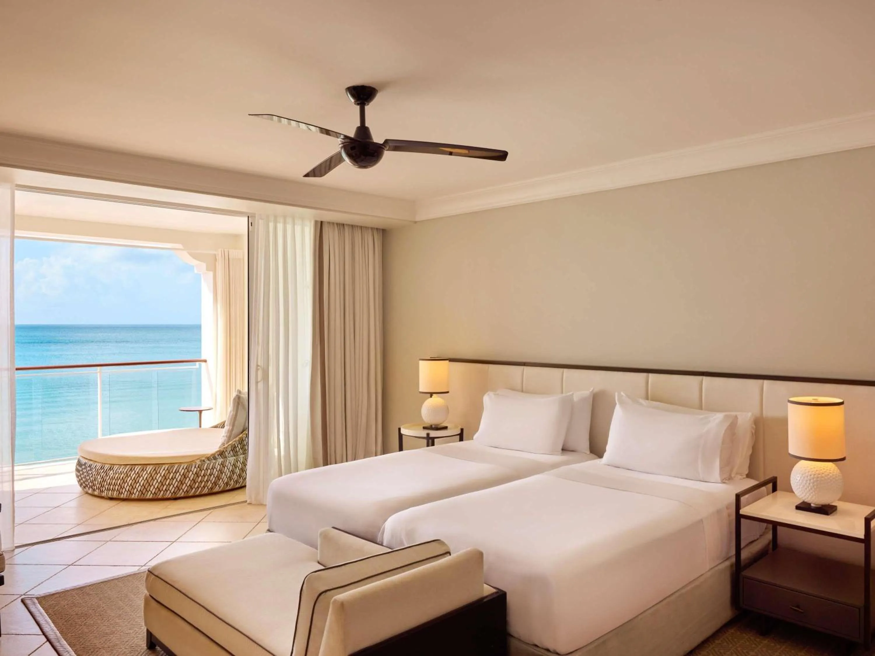 Luxury Twin Room Ocean Front in Fairmont Royal Pavilion Barbados Resort