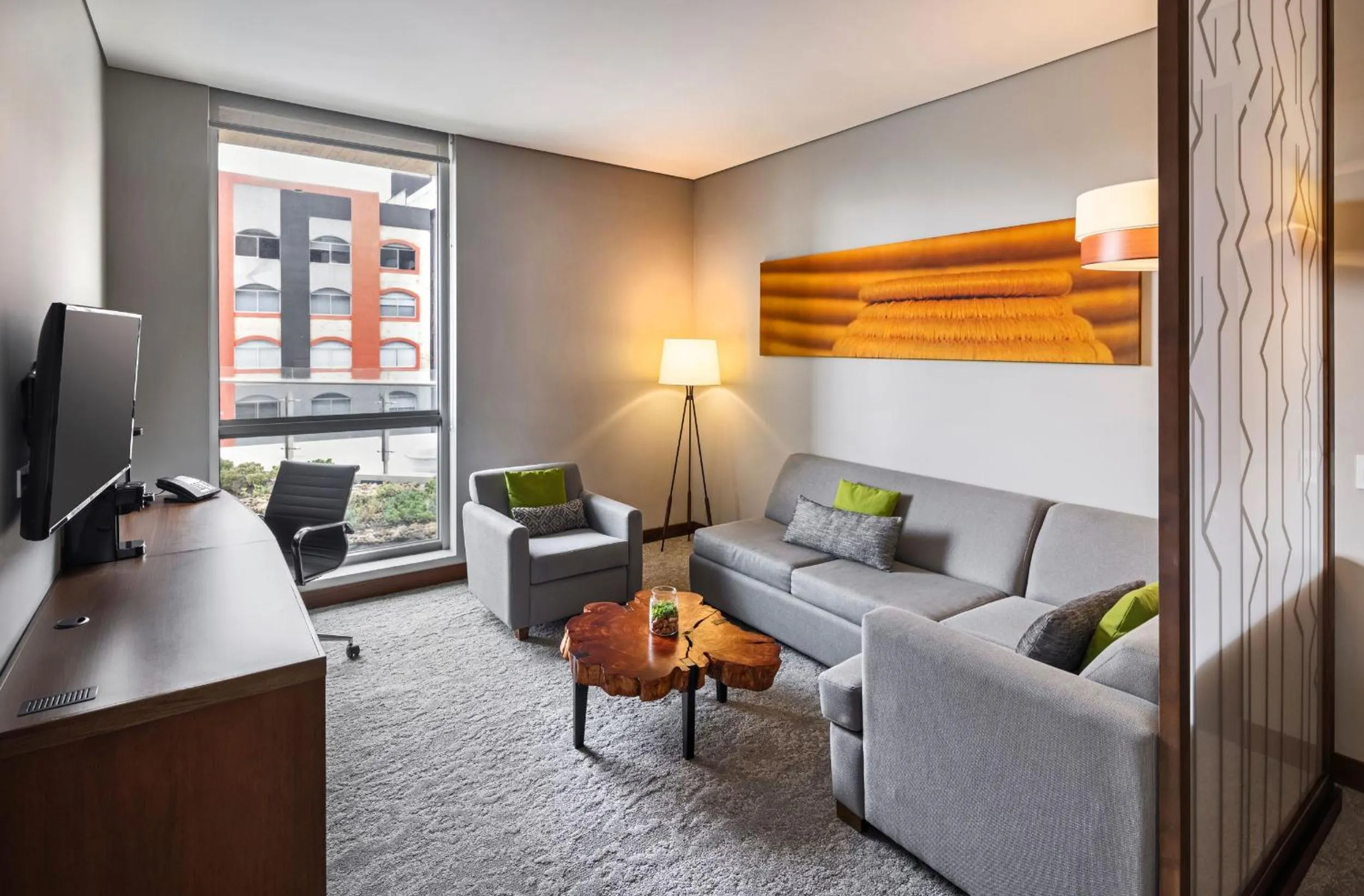 King Suite with Sofa Bed and Roll-In Shower - Disability Access in Hyatt Place Bogota Convention Center