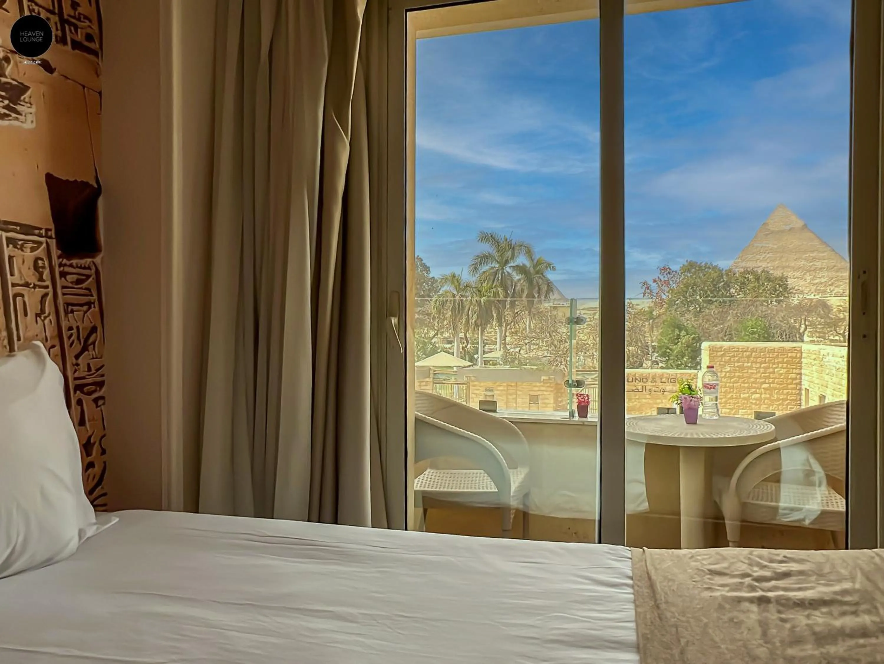 Deluxe Double or Twin Room with Balcony in Giza Pyramids View Inn