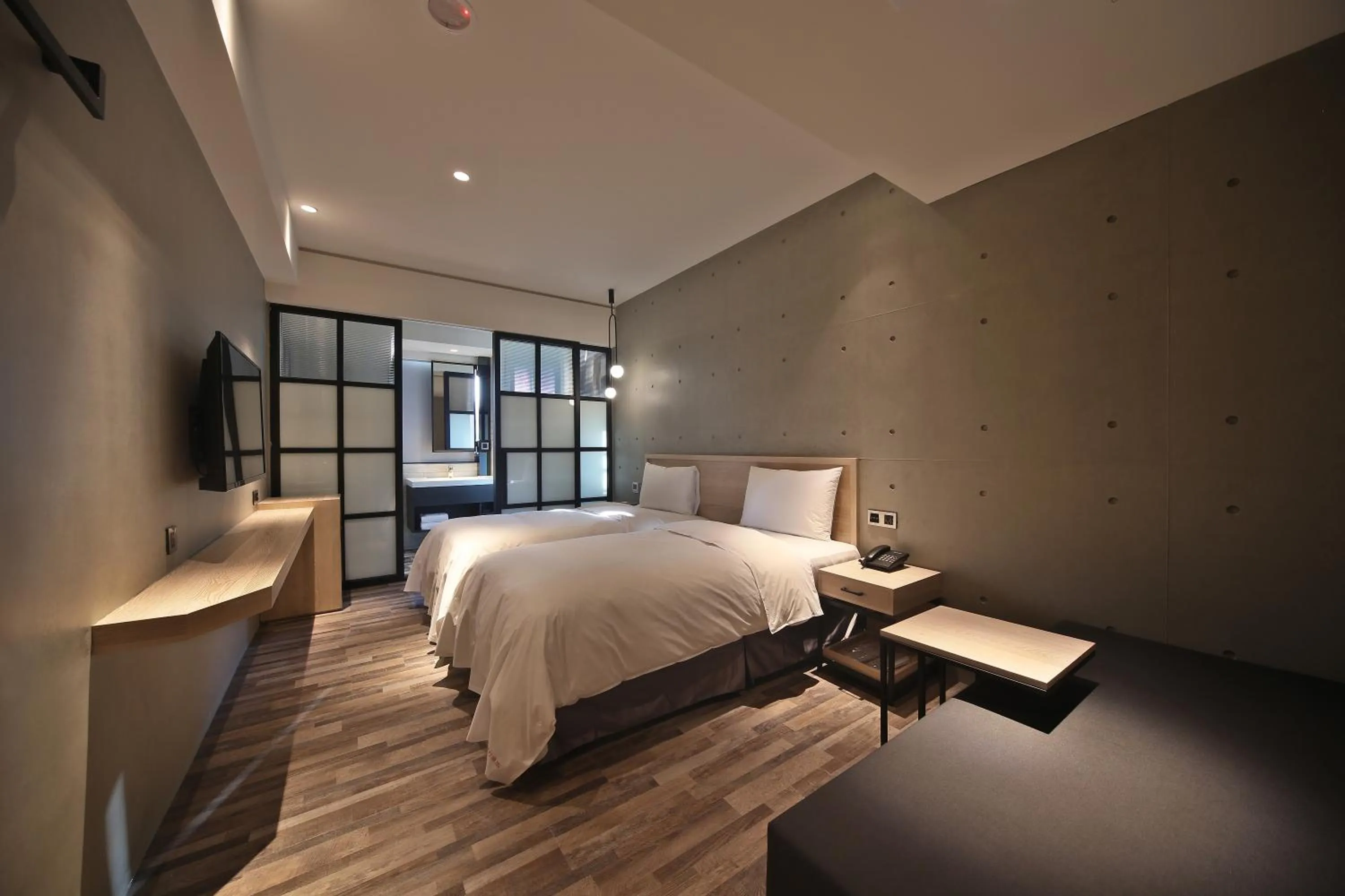 Superior Twin Room in Fengjia Micro Hotel