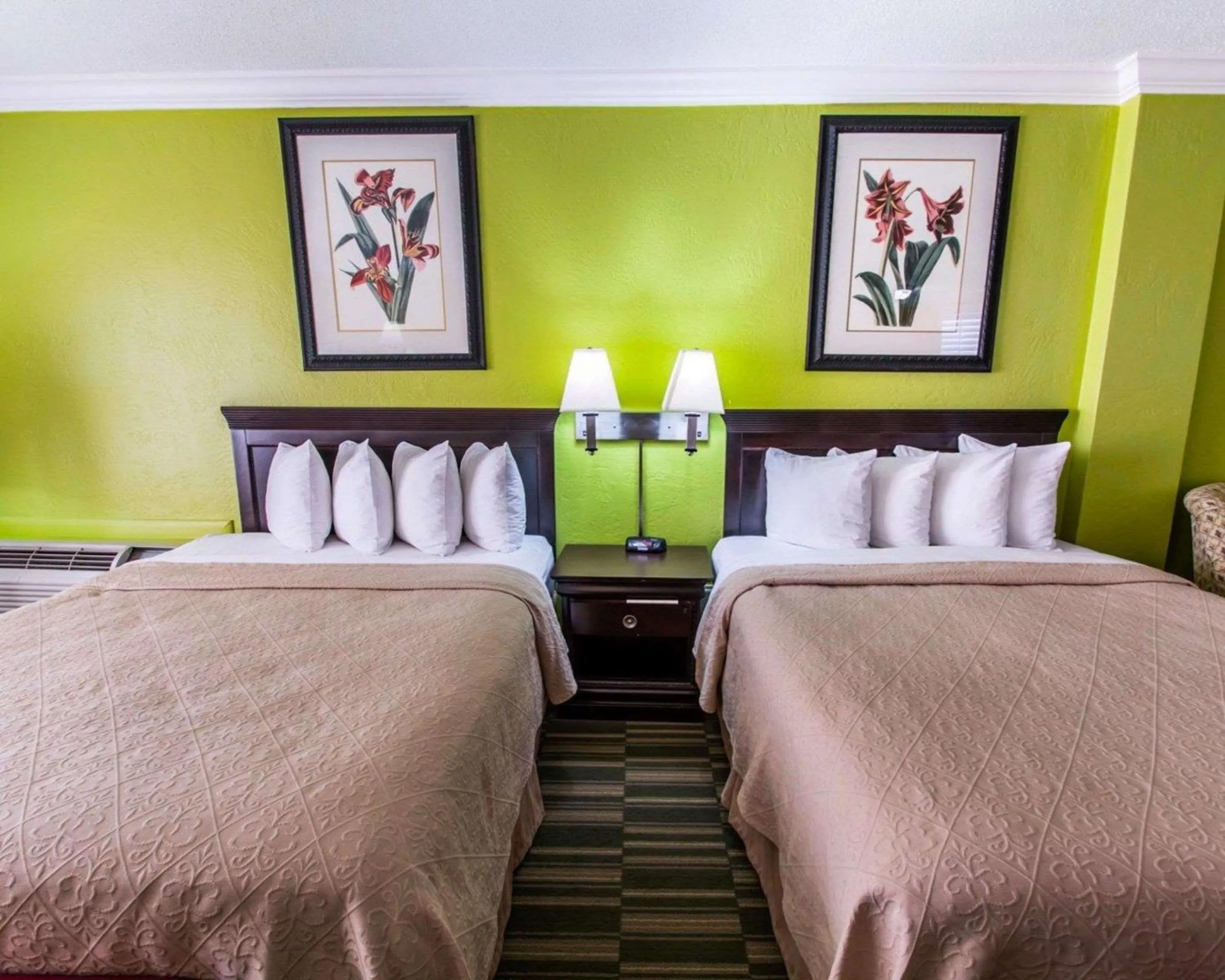 Efficiency Queen Room with Two Queen Beds - Non-Smoking in Quality Inn Oceanfront