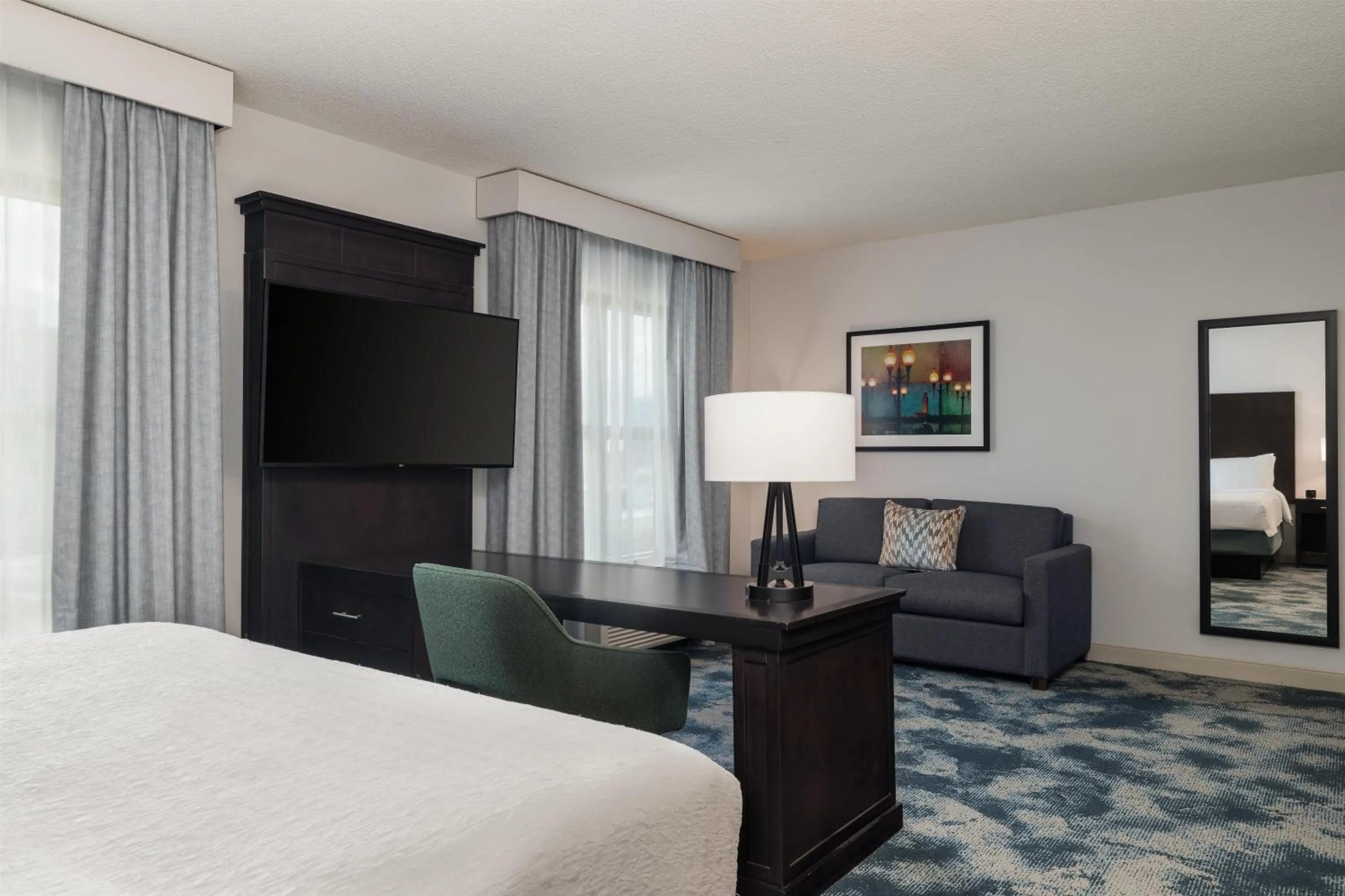King Studio Suite - Non-Smoking in Hampton Inn & Suites Baton Rouge Downtown
