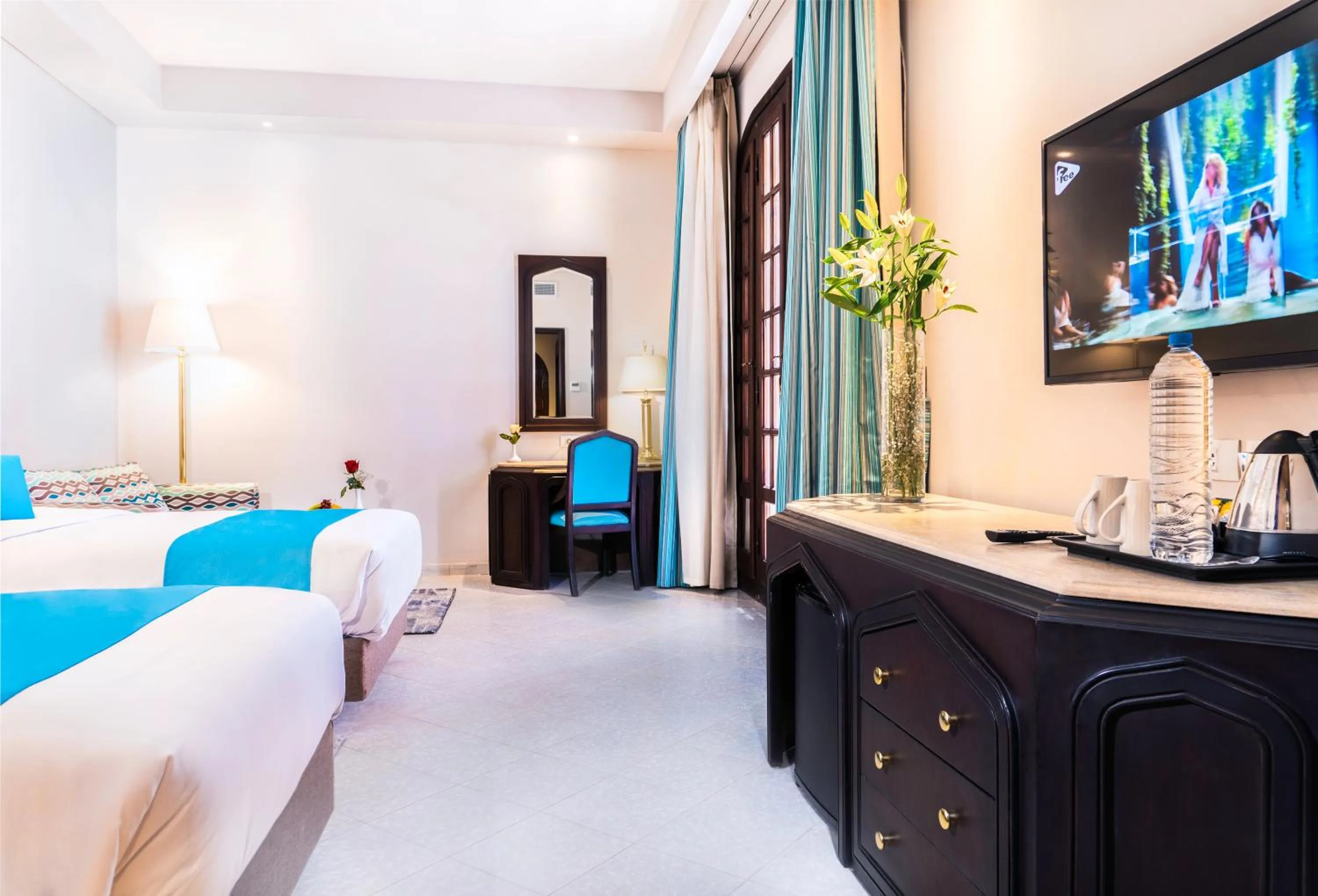 standard double back view in Safir Dahab Resort