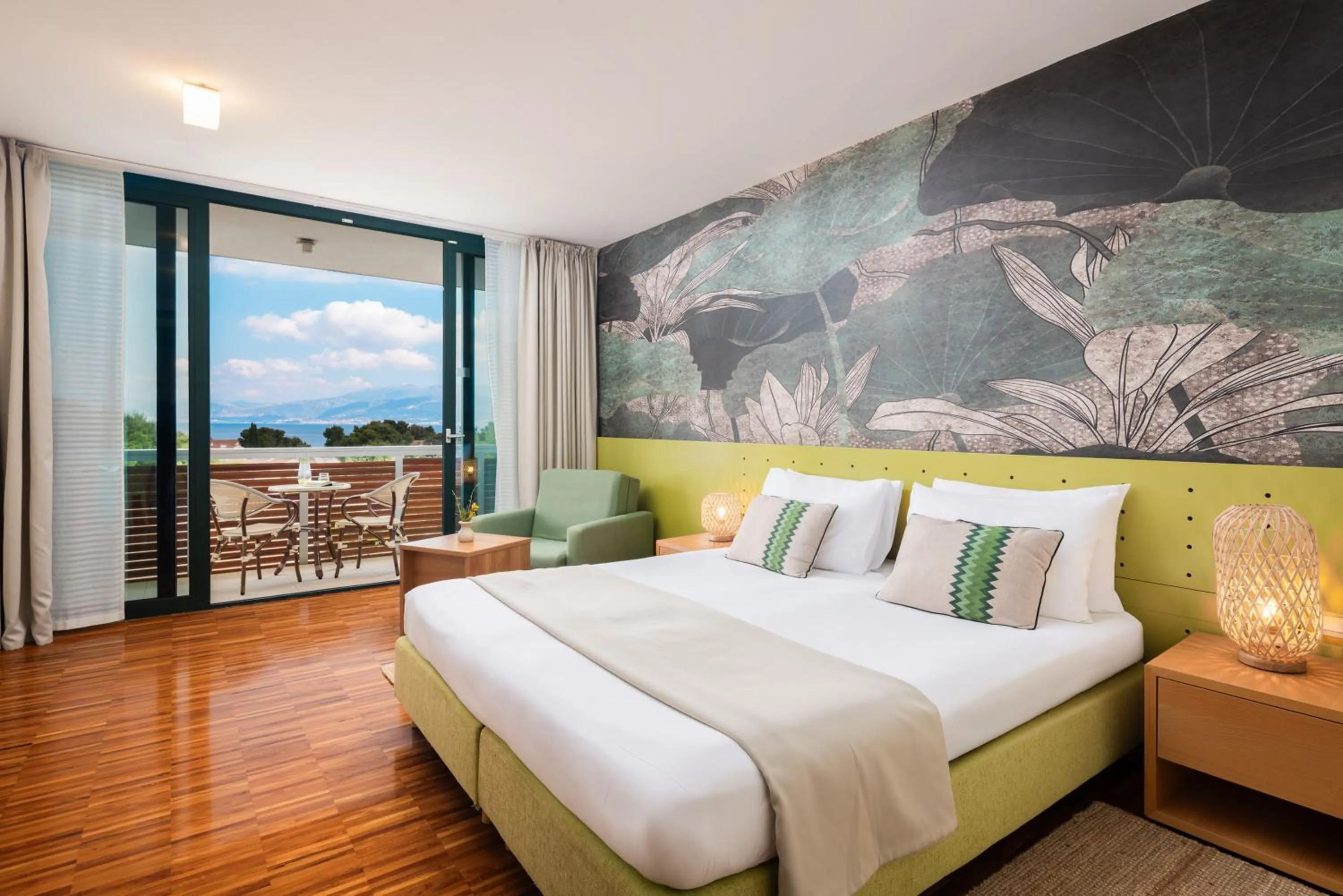 Superior Double Room with Balcony and Sea View - single occupancy in Aminess Vival Velaris Resort