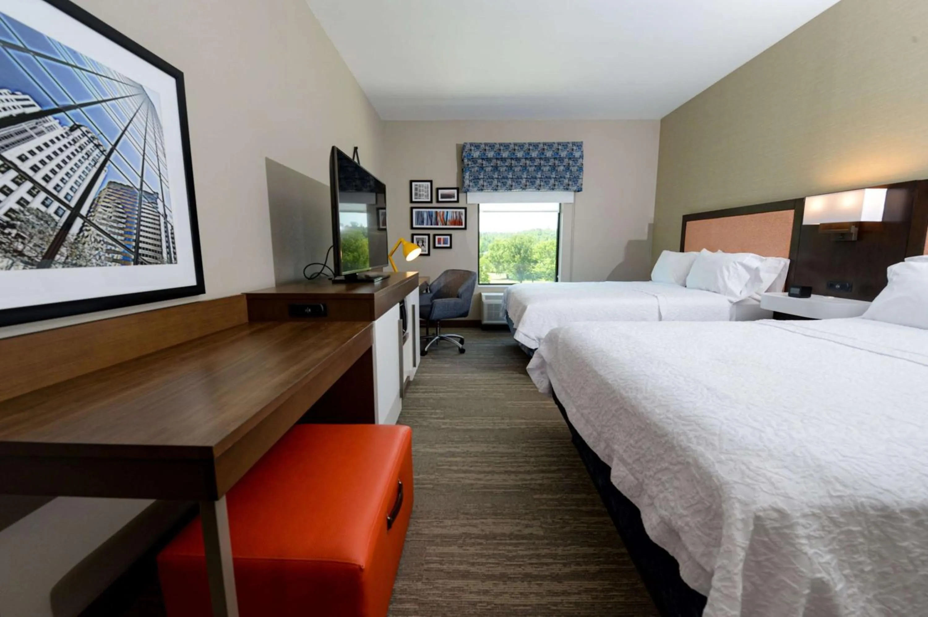 Queen Room with Two Queen Beds - Hearing Access/Non-Smoking in Hampton Inn & Suites Lenoir, NC