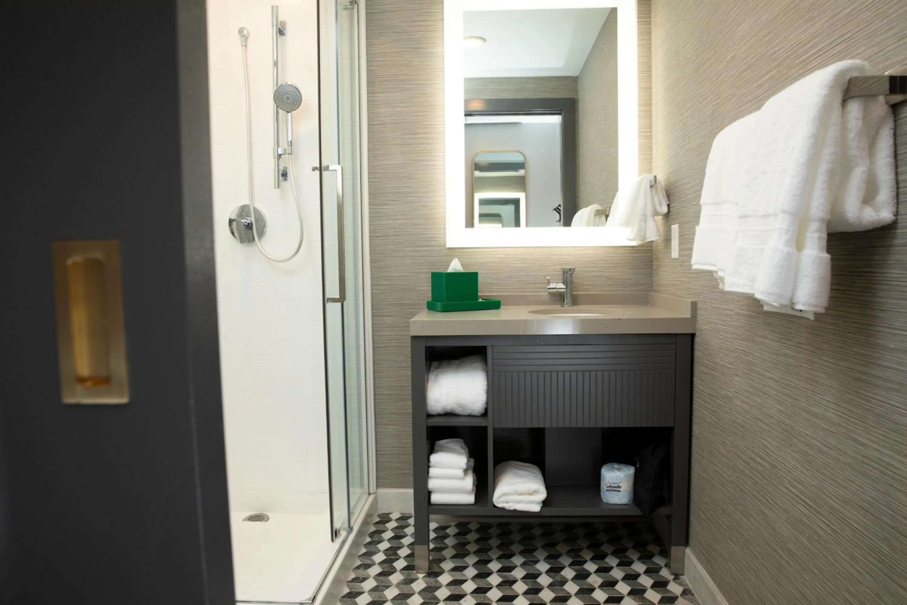 Premium King Room with Walk-In Shower and City View in Hotel Indigo - St. Louis - Downtown by IHG