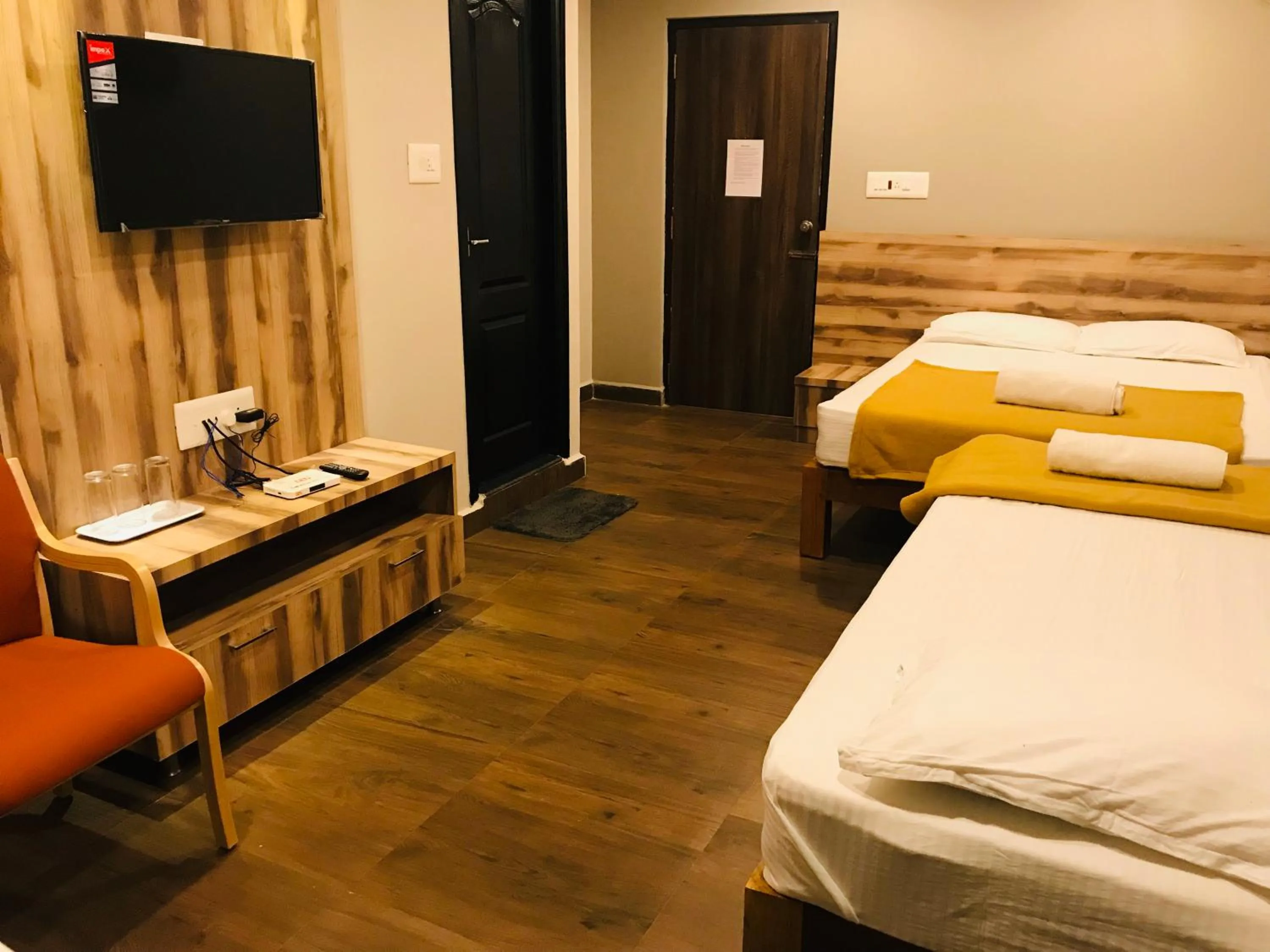 Double Room with Balcony (3 Adults) in Sharada Residency