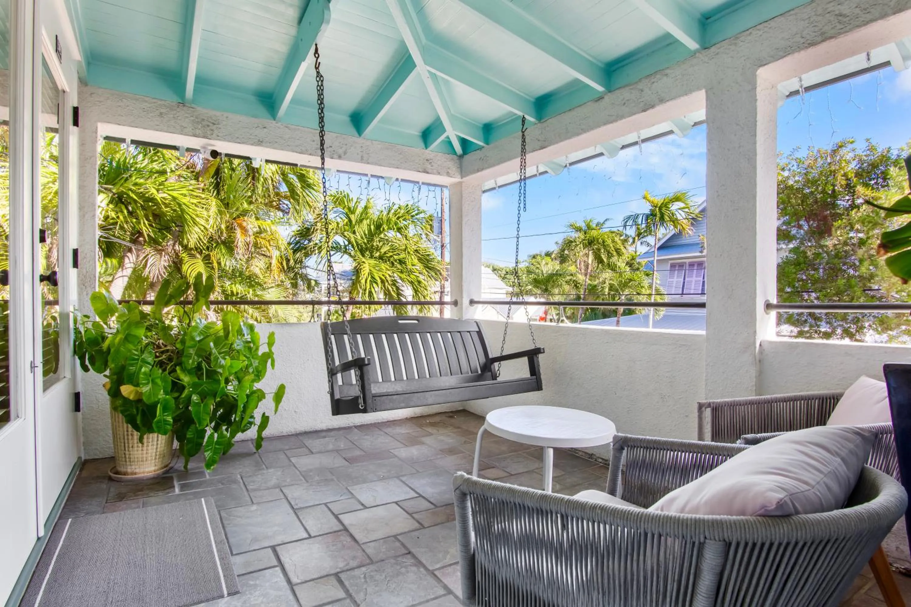 Porch Swing Island Room in Eden House