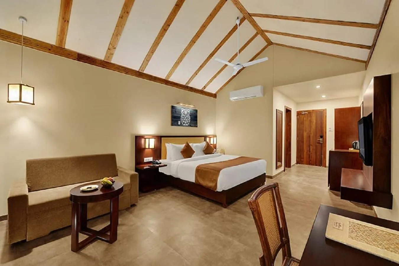 King Room with Balcony in The Fern Sattva Resort - Polo Forest