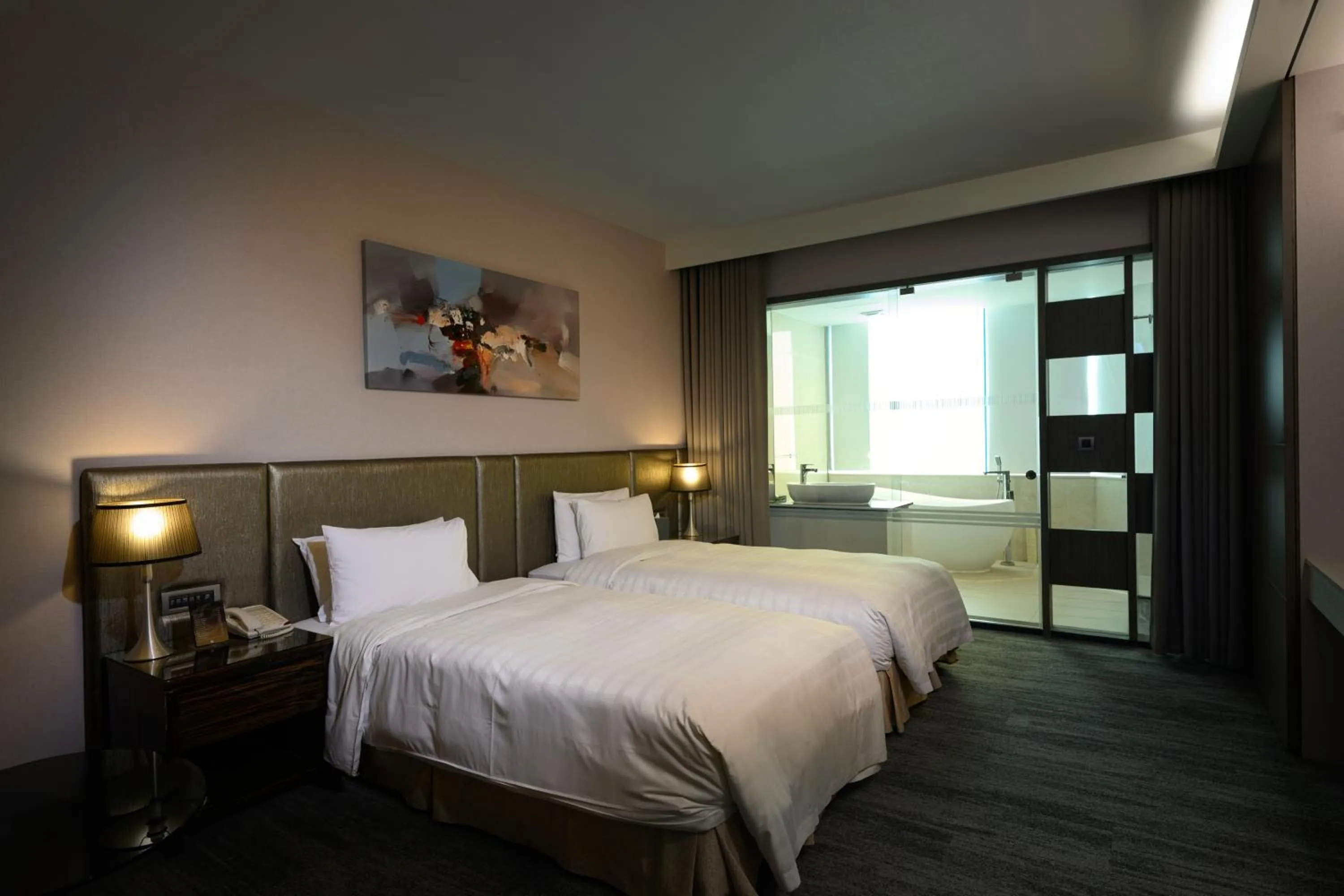 Deluxe Twin Room in Hotel Geight Taipei