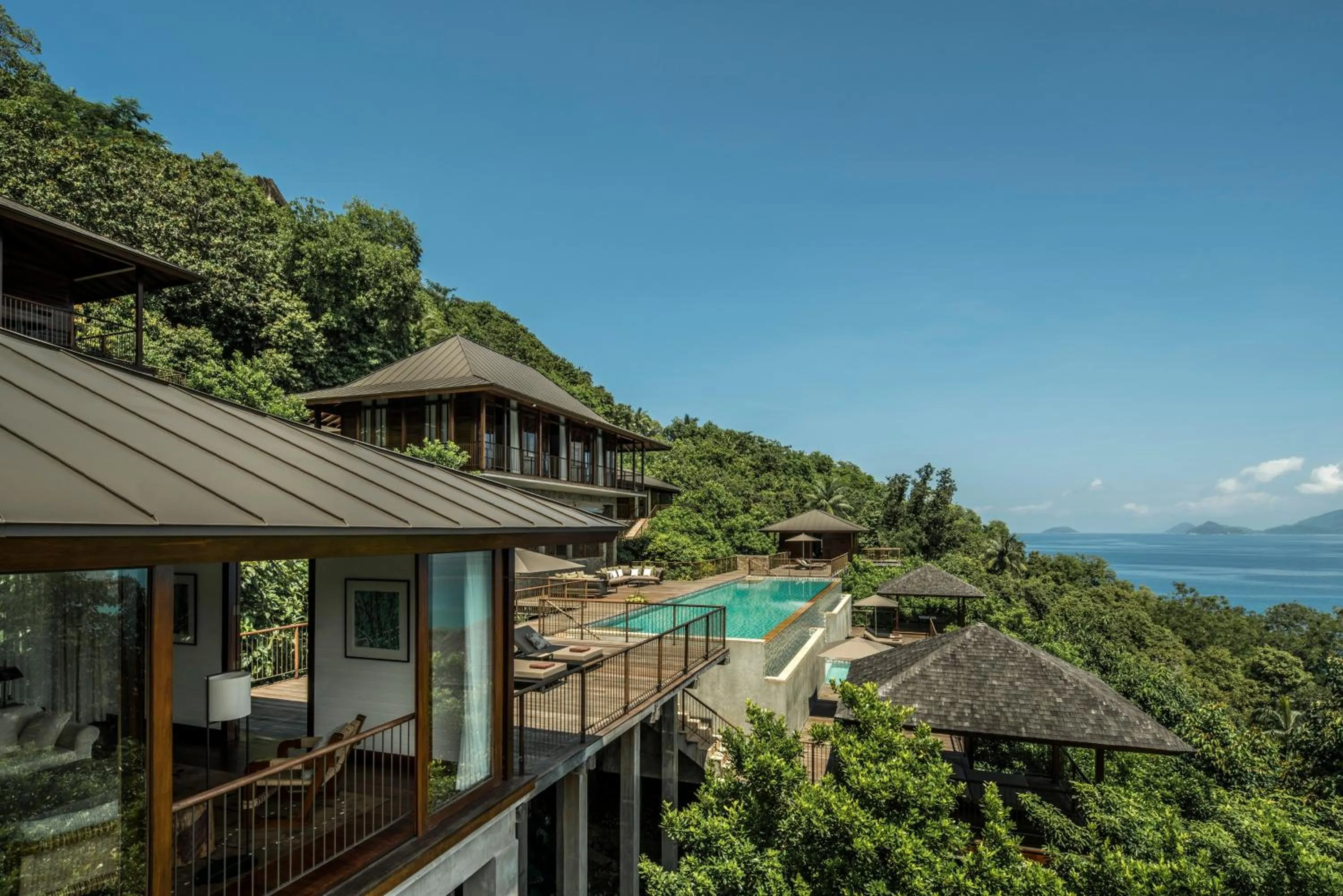 Four Bedroom Residence Villa with four king beds   in Four Seasons Resort Seychelles