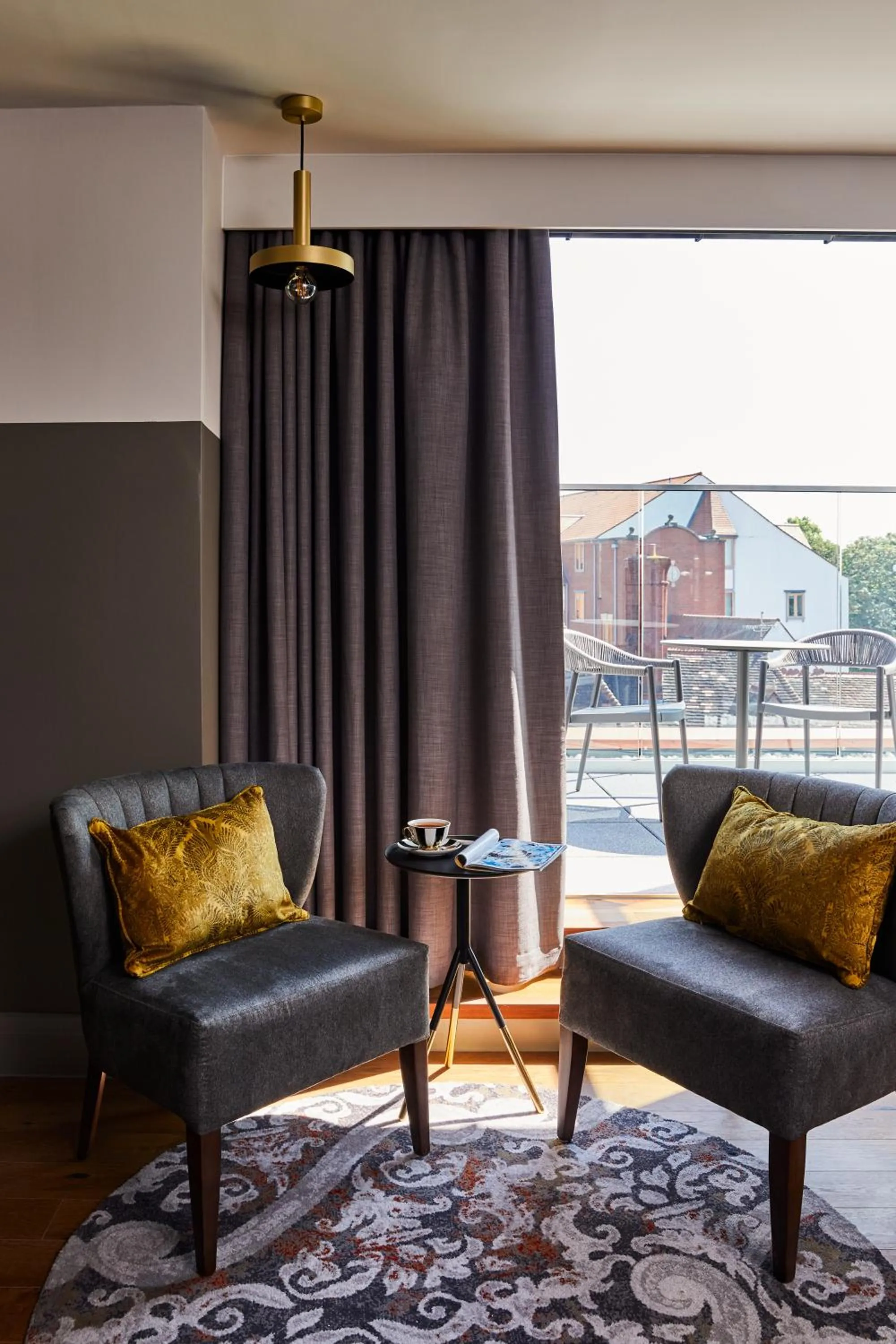 Deluxe King Room with Balcony in Hotel Indigo - Chester by IHG