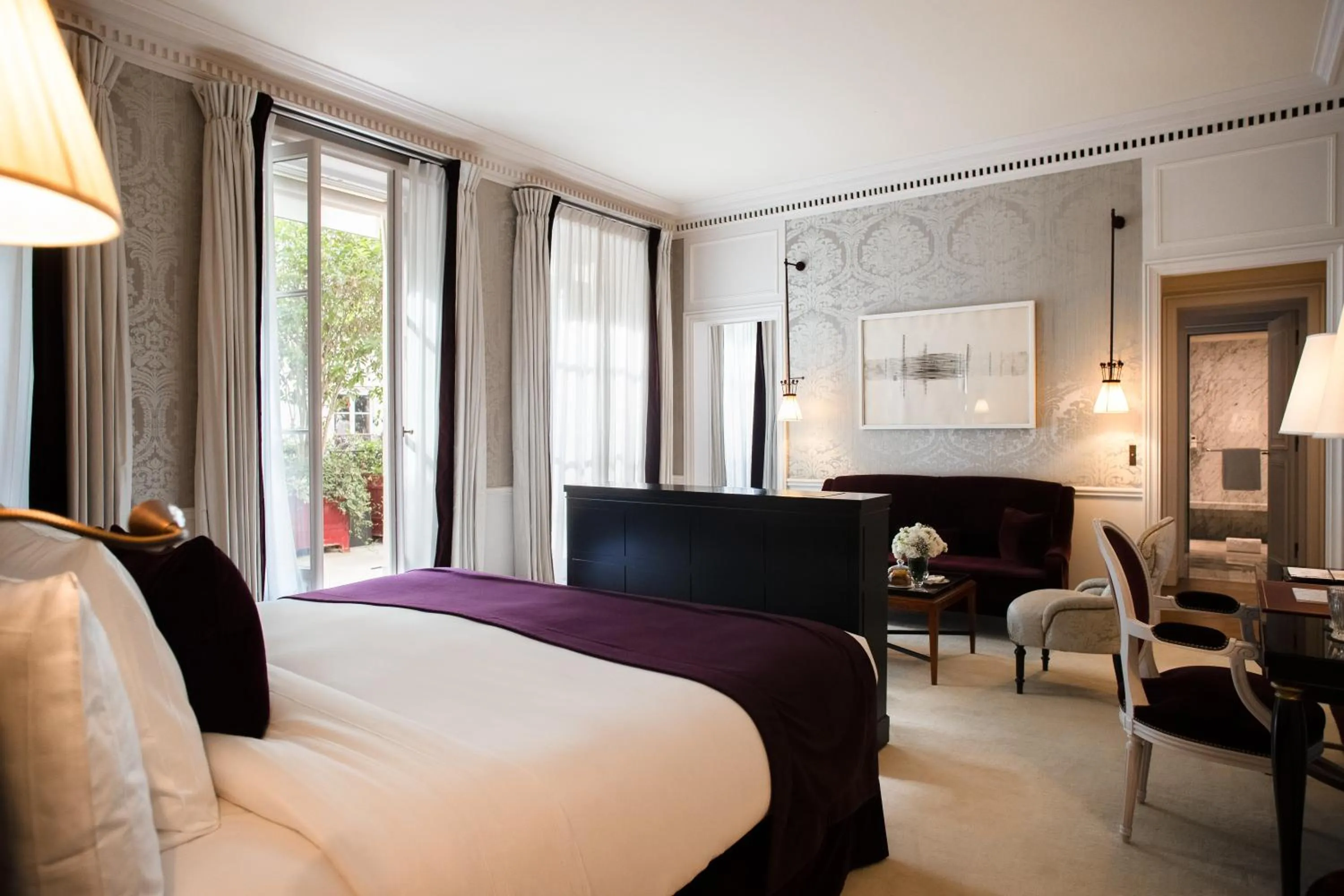 Junior Suite with Terrace in La Réserve Paris Hotel & Spa
