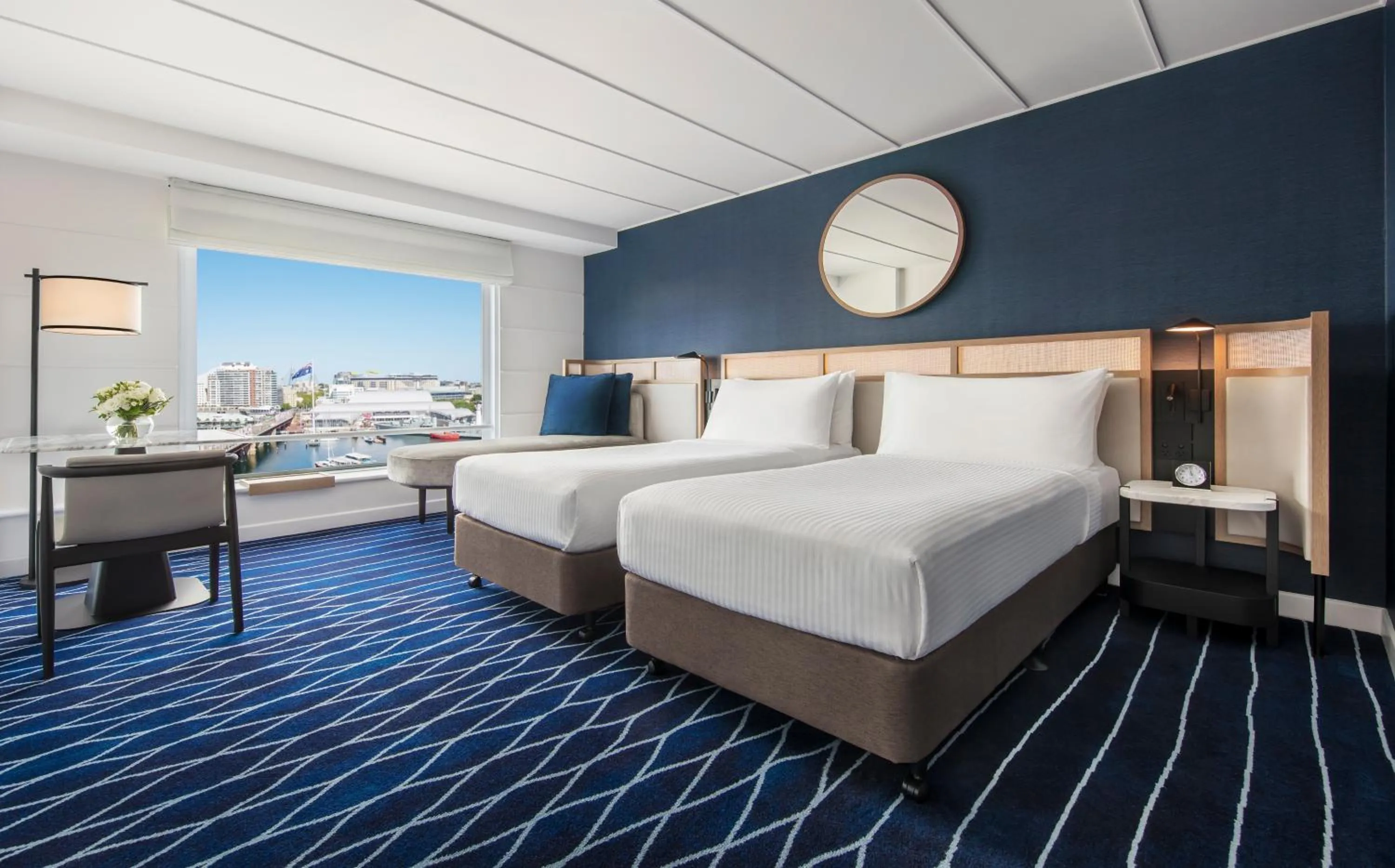 Twin Room with Darling Harbor View in Hyatt Regency Sydney