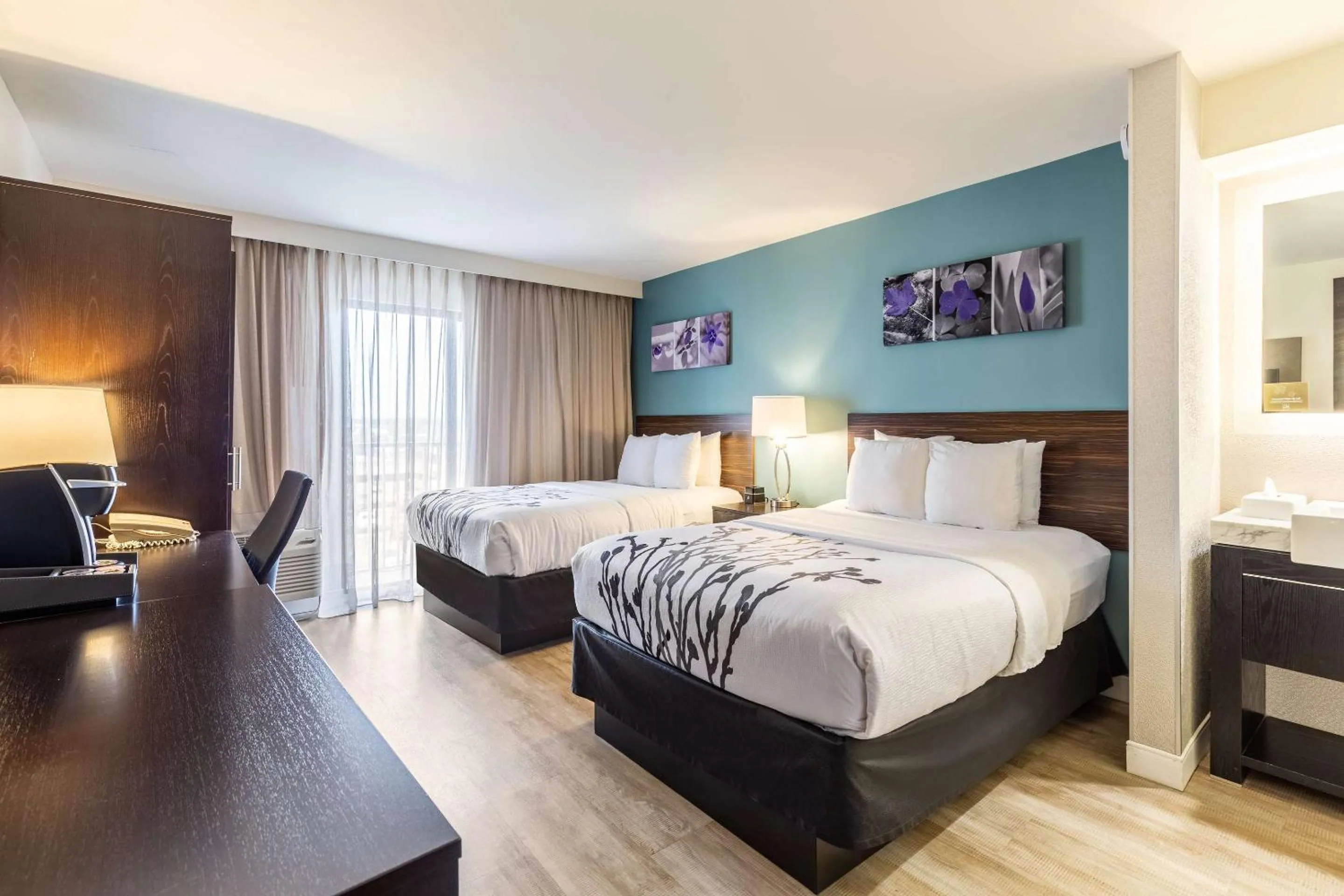 Standard Room with Two Double Beds and Gulf View in Sleep Inn Orange Beach