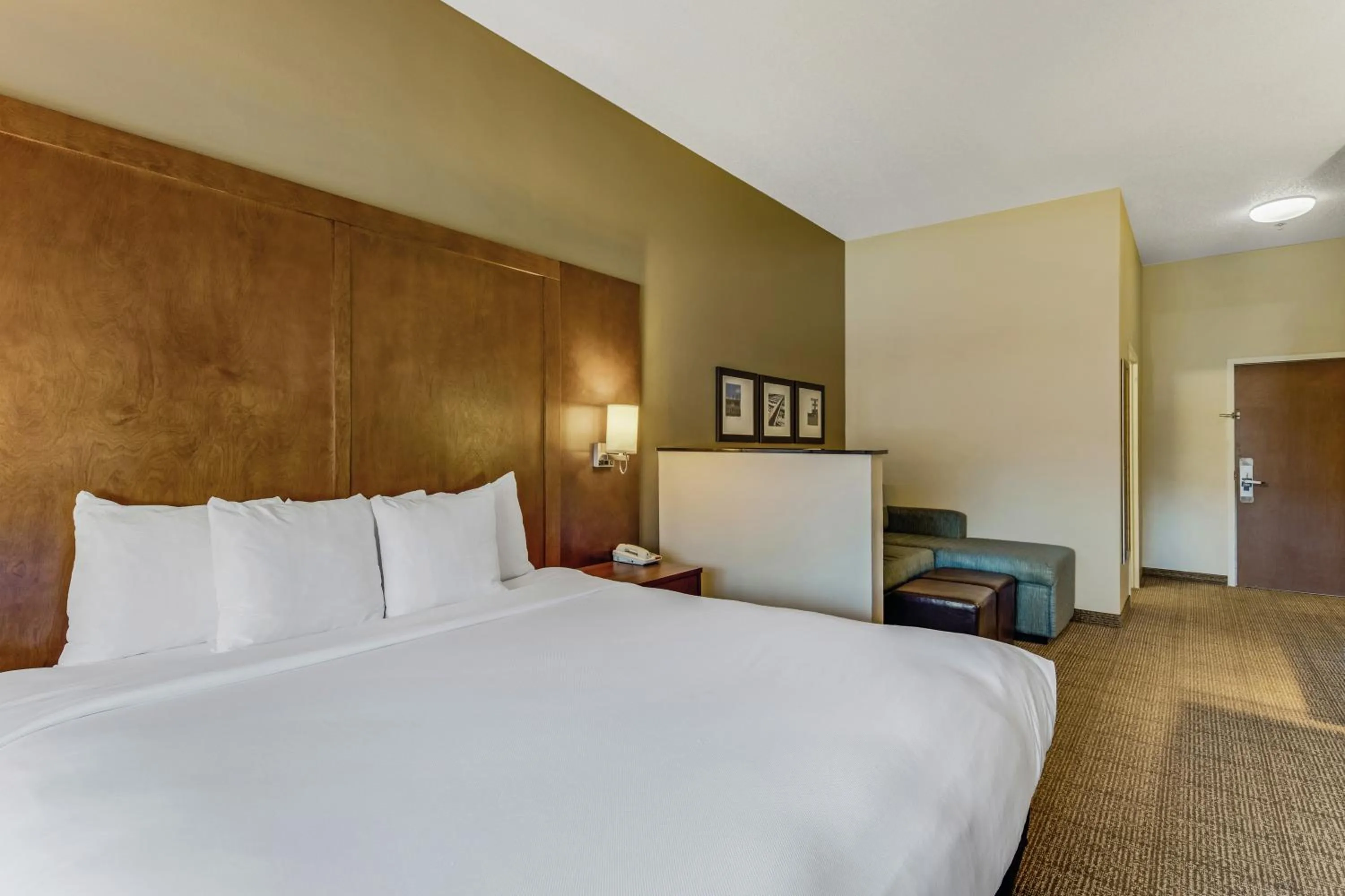 Superior King Suite - Non-Smoking in Comfort Suites Huntsville MidCity District at Research Park