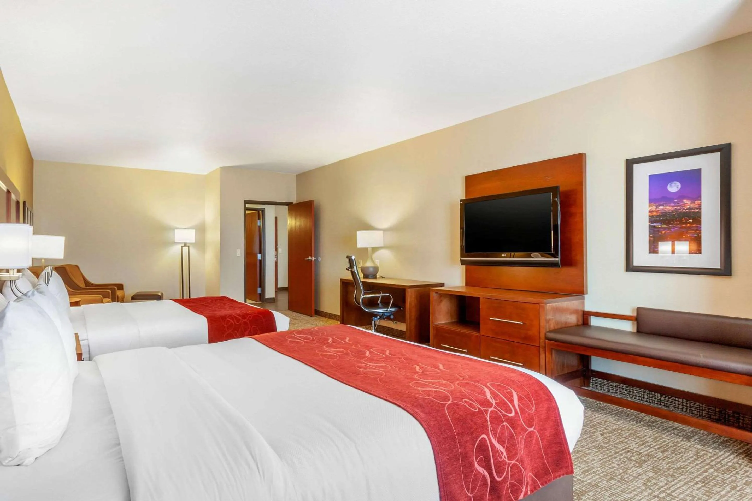 Queen Suite with Two Queen Beds and Sofa Bed - Non-Smoking in Comfort Suites Glendale - State Farm Stadium Area