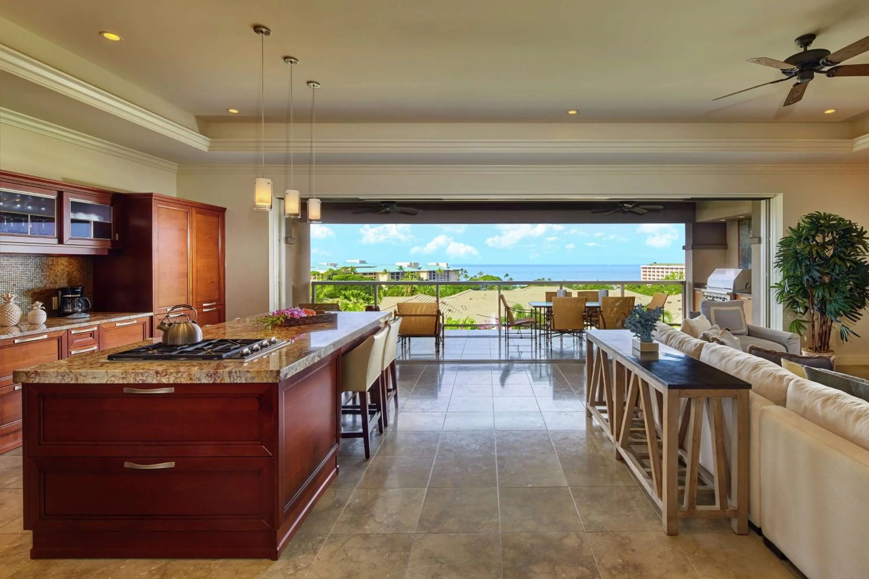 Three-Bedroom Villa with Ocean View in Ho'olei at Grand Wailea