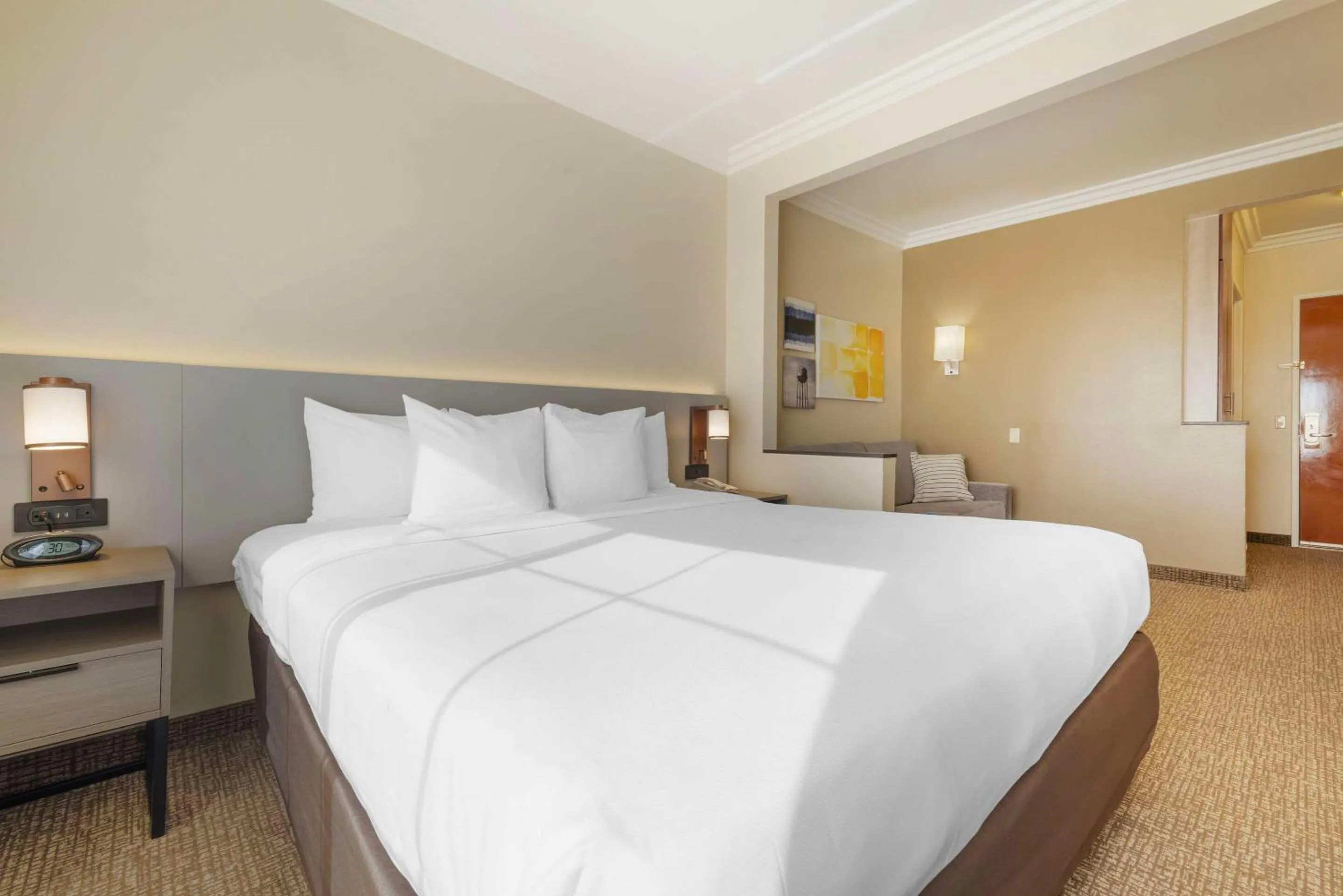 Deluxe Suite, 1 King Bed, Sofa Bed, Living Room, Non Smoking in Comfort Suites Oceanside Camp Pendleton Area