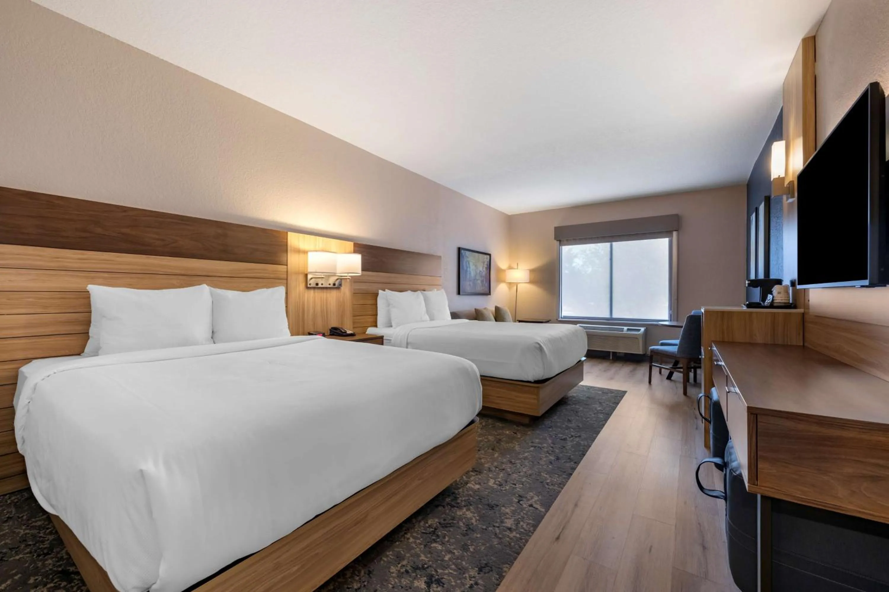 Queen Room with Two Queen Beds with Sofa Bed in Best Western Plus Orlando East - UCF Area