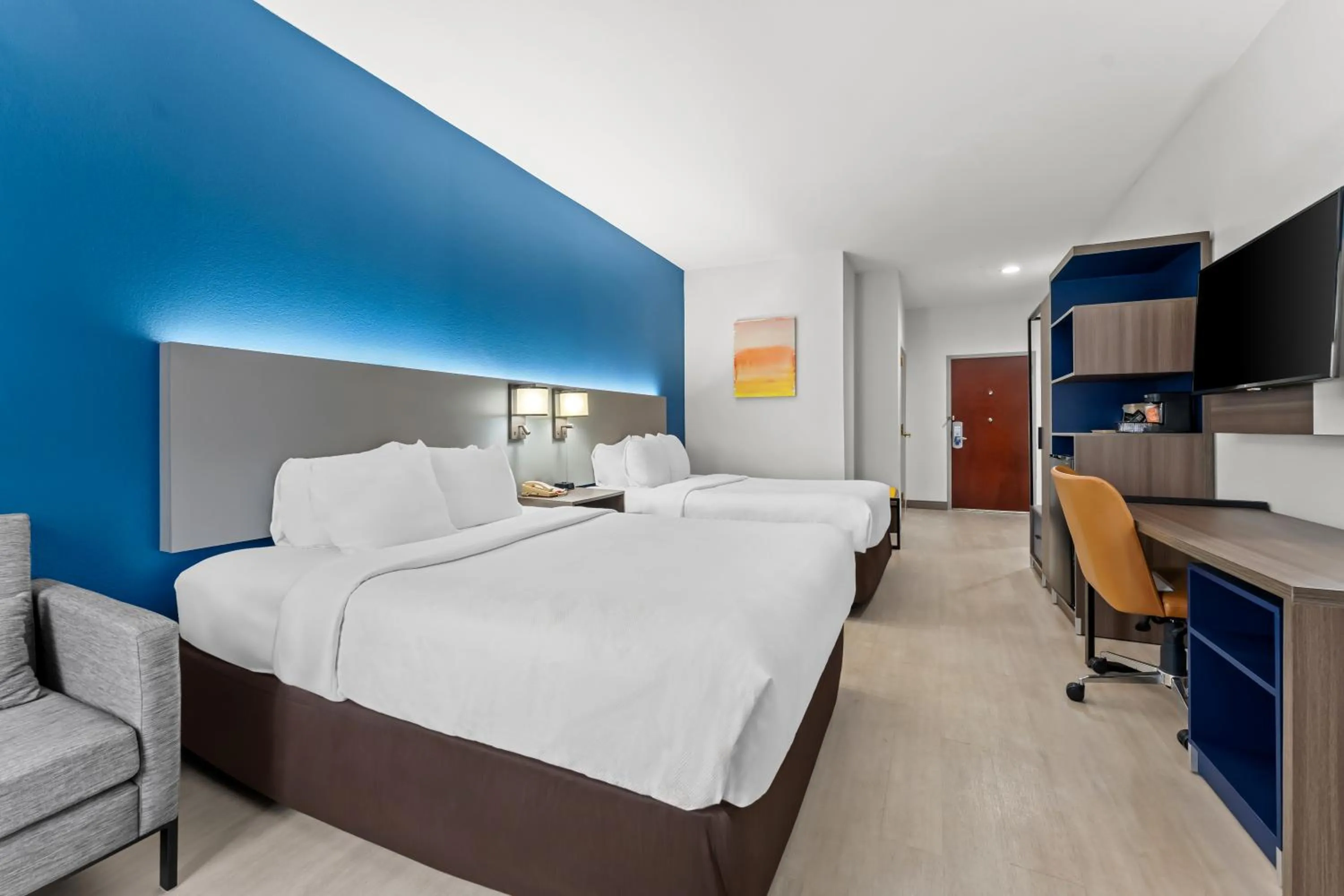 Queen Room with Two Queen Beds - Accessible/Non-Smoking  in Comfort Inn & Suites Perry National Fairgrounds Area