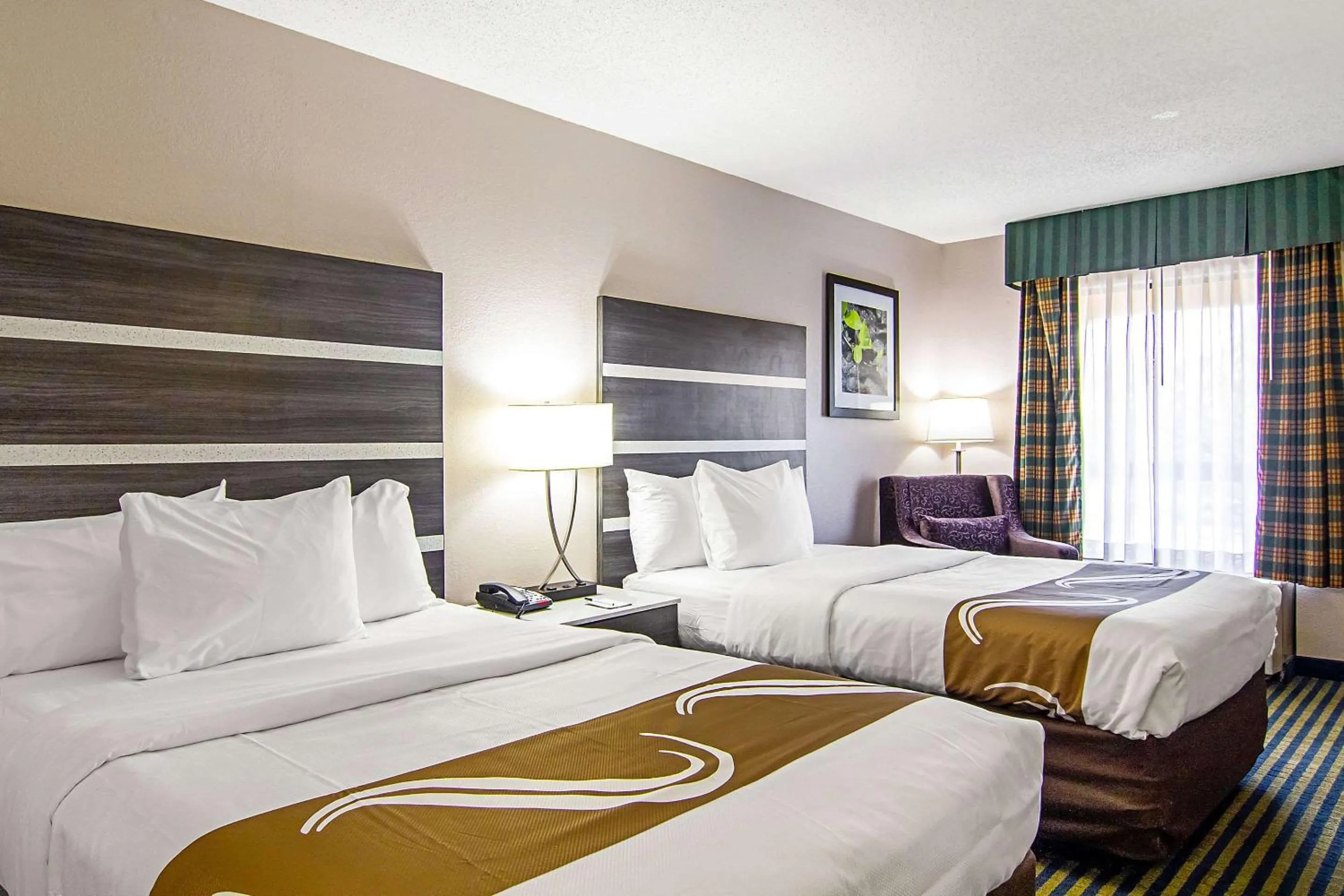 Standard Room with Two Double Beds With Refrigerator and Microwave - Non-Smoking in Quality Inn Savannah I-95