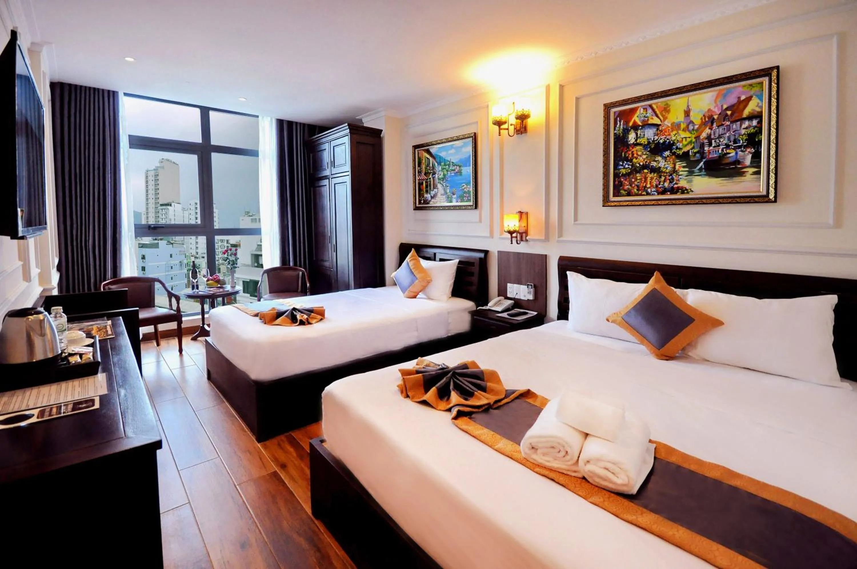 Triple Room with City View in Apollo Hotel Nha Trang Beach