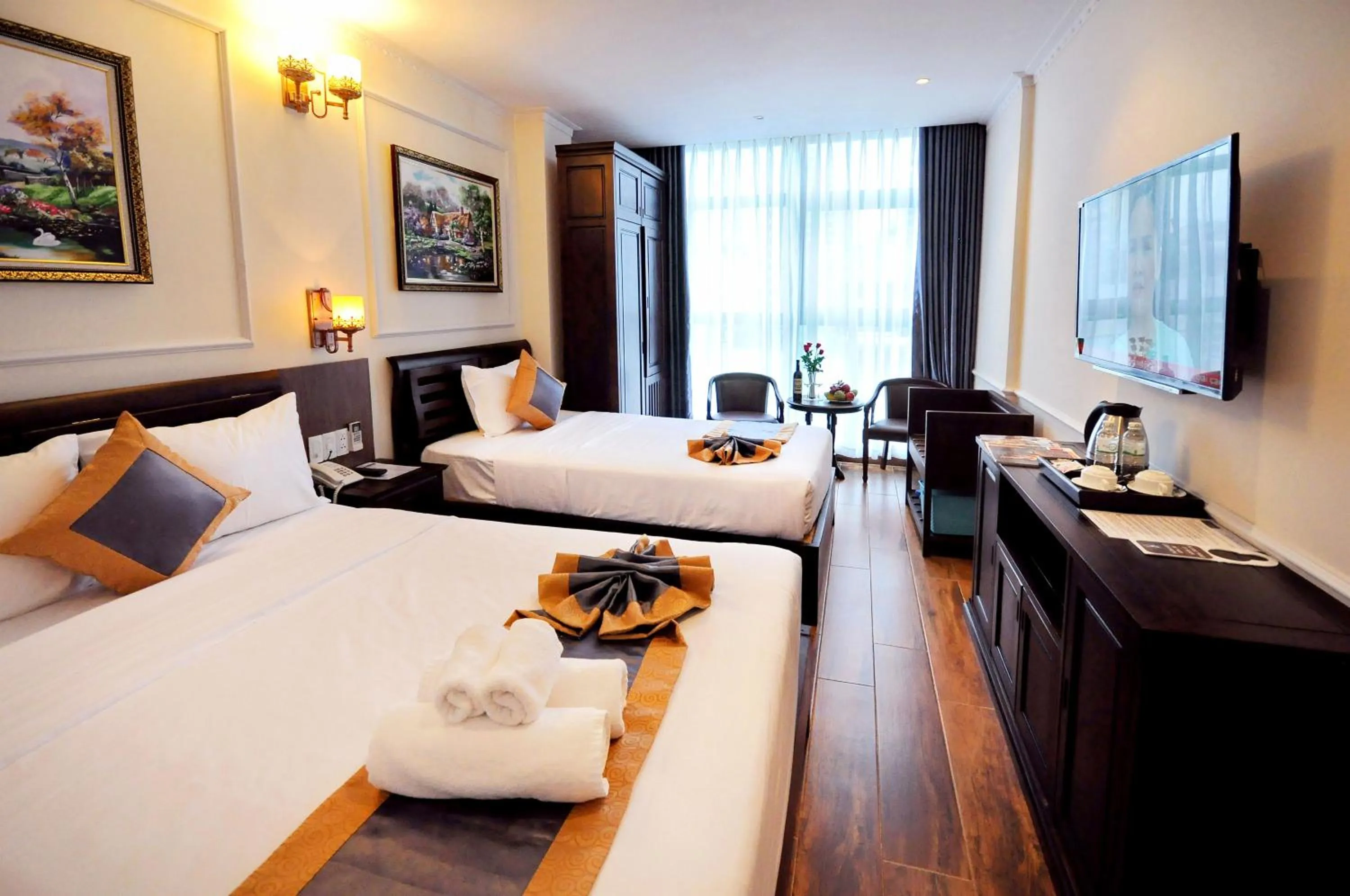 Deluxe Twin Room with City View in Apollo Hotel Nha Trang Beach