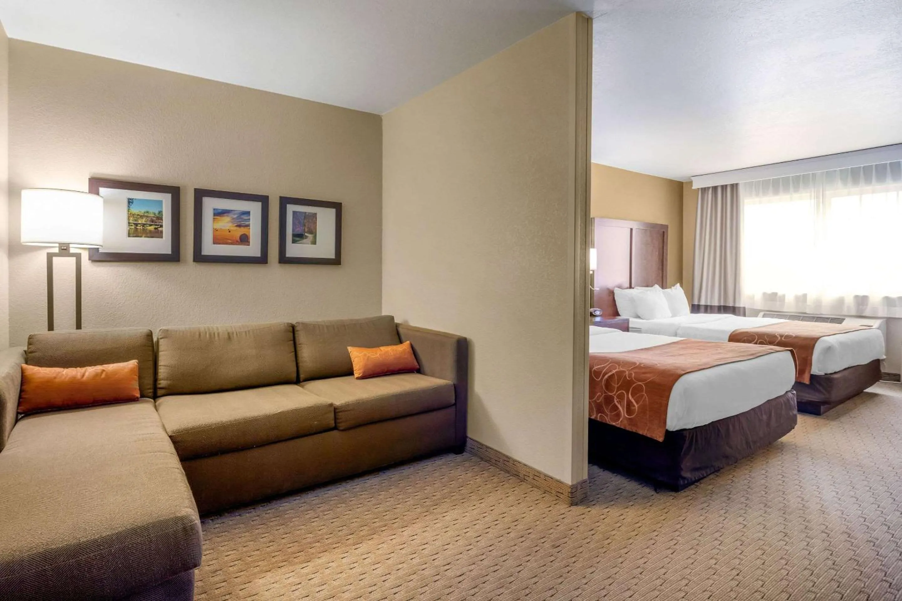 Upgrade Queen Room with Two Queen Beds - Non-Smoking/First Floor in Comfort Suites Burlington